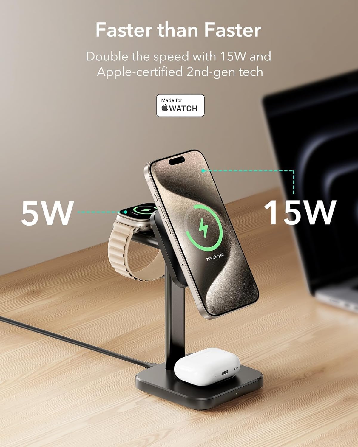 Thumbnail 1 de ESR 3-in-1 Wireless Charging Station