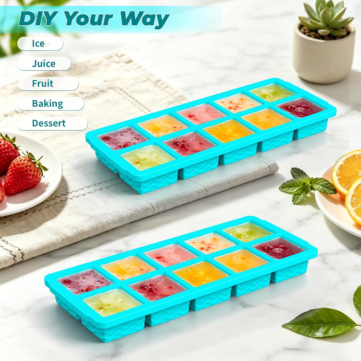 Thumbnail 5 de Silicone Freezer Molds, 5-Pack