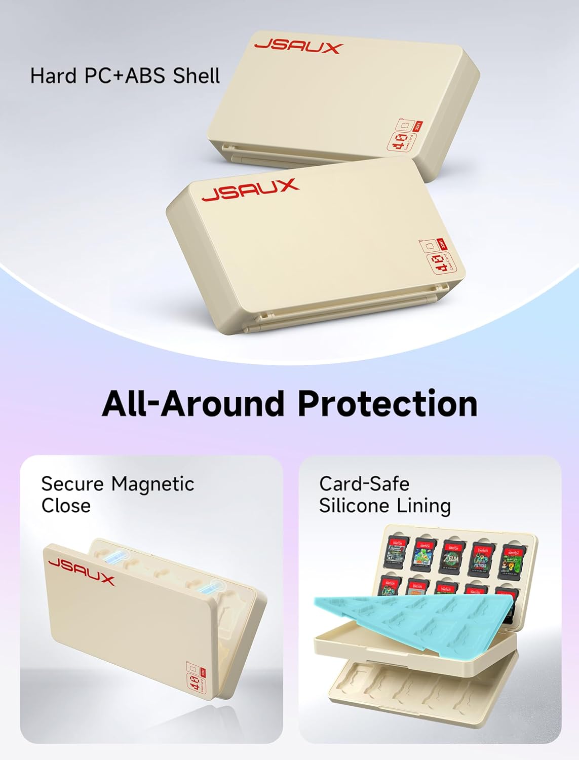 Thumbnail 3 de JSAUX Game Card Case 40‑Slot