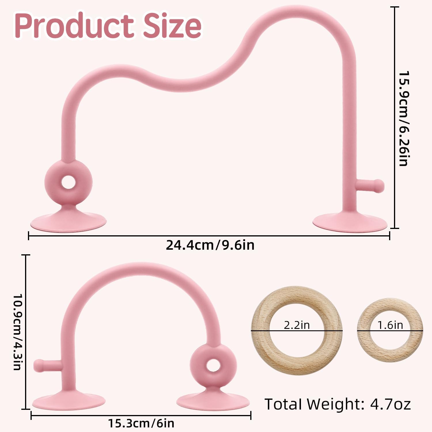 Thumbnail 5 de AiTuiTui Multi Purpose High Chair Suction Toy (Dark Red) – Sensory toddler feed-time toy