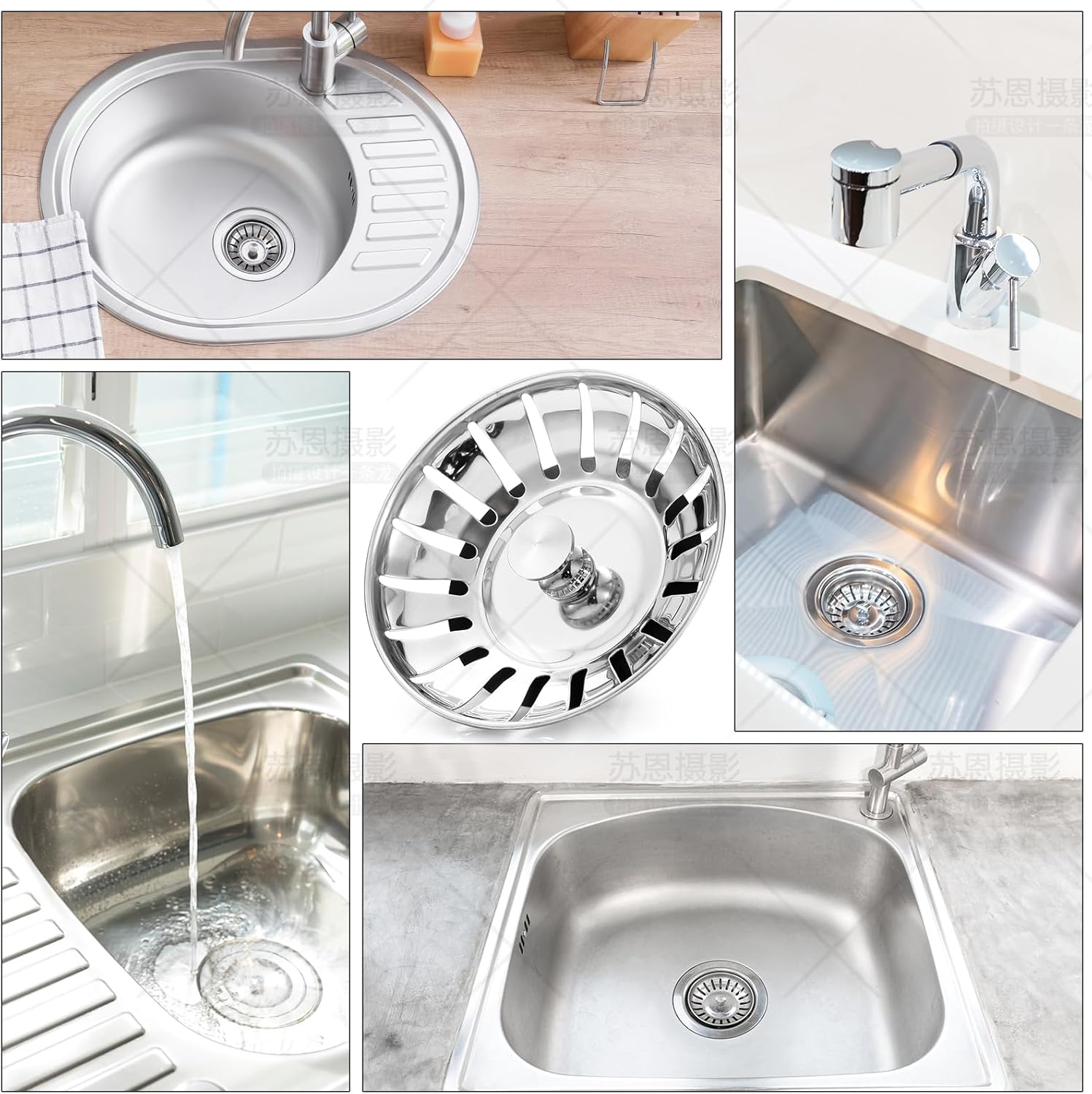 Thumbnail 4 de Upgraded Kitchen Sink Plug Strainer