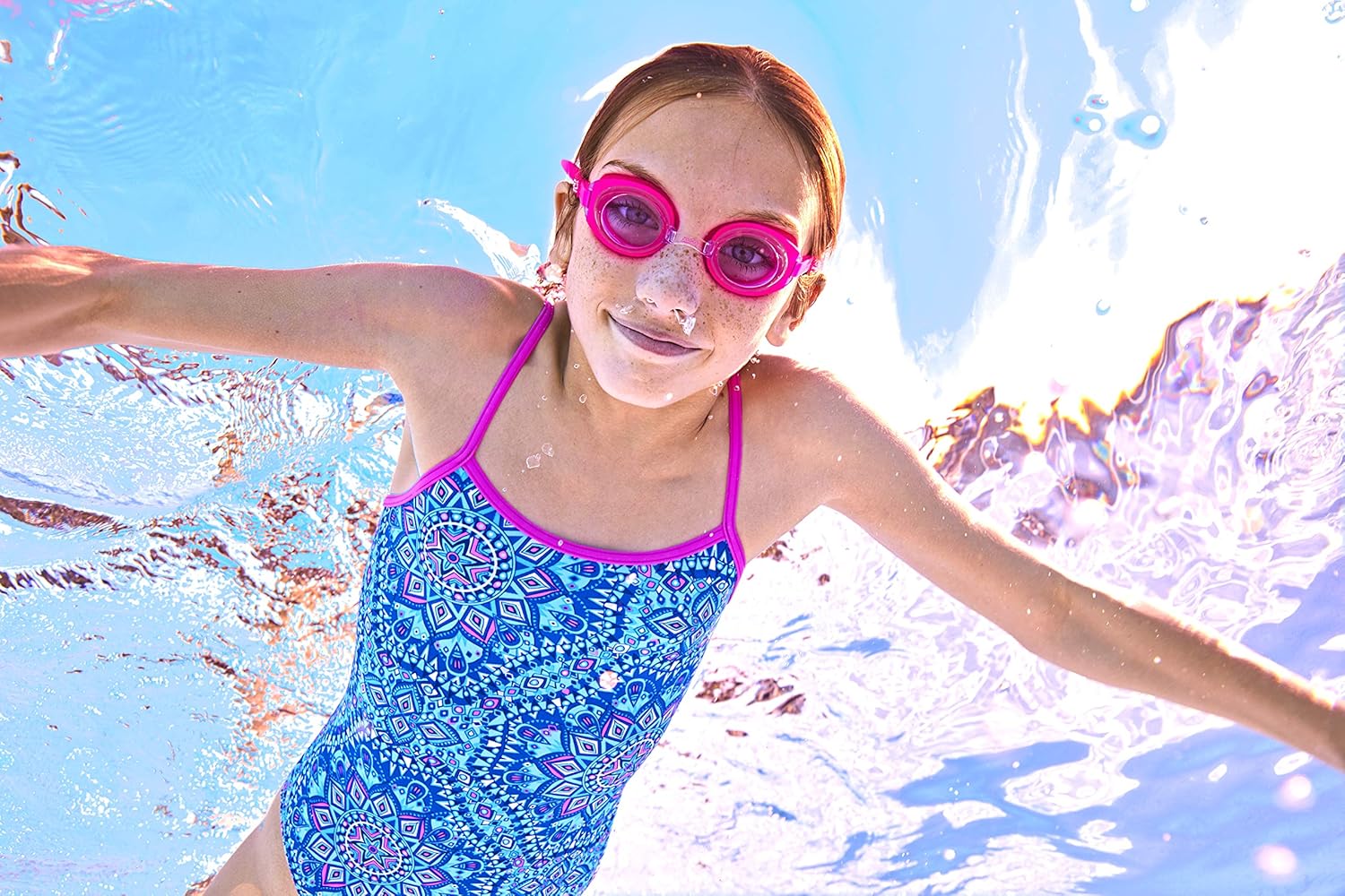 Detalle 2 de Zoggs Ripper Lunettes de natation Fille – Lot unique, taille jeune