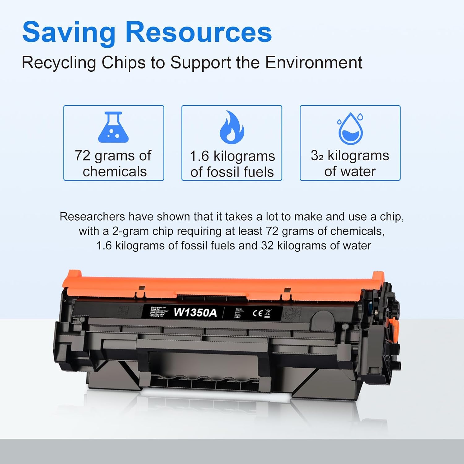 Thumbnail 5 de MyCartridge 135A W1350A ricambio toner nero 2 pezzi per HP LaserJet (senza chip) 135X W1350X