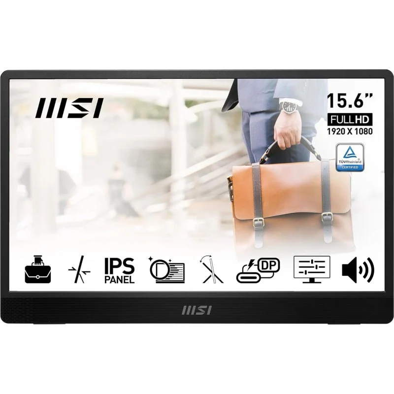 Detalle de MSI PRO MP161 E2 Monitor portátil 15,6" Full HD