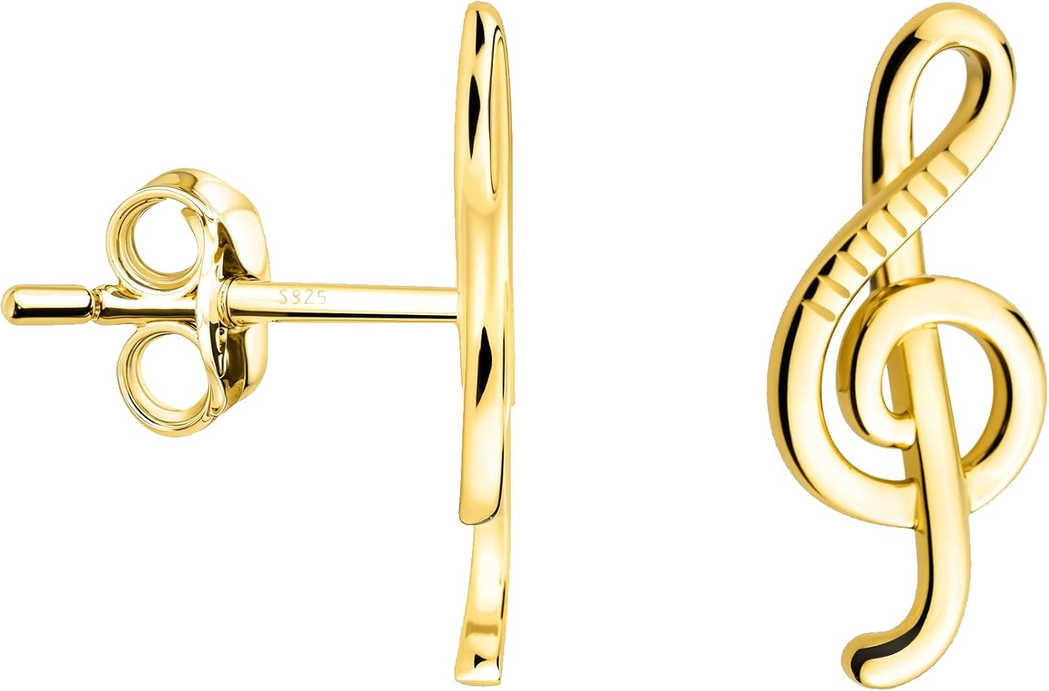 Thumbnail 6 de SOFIA MILANI Damen Ohrringe 925 Silber – Ohrstecker Musik Violinschlüssel