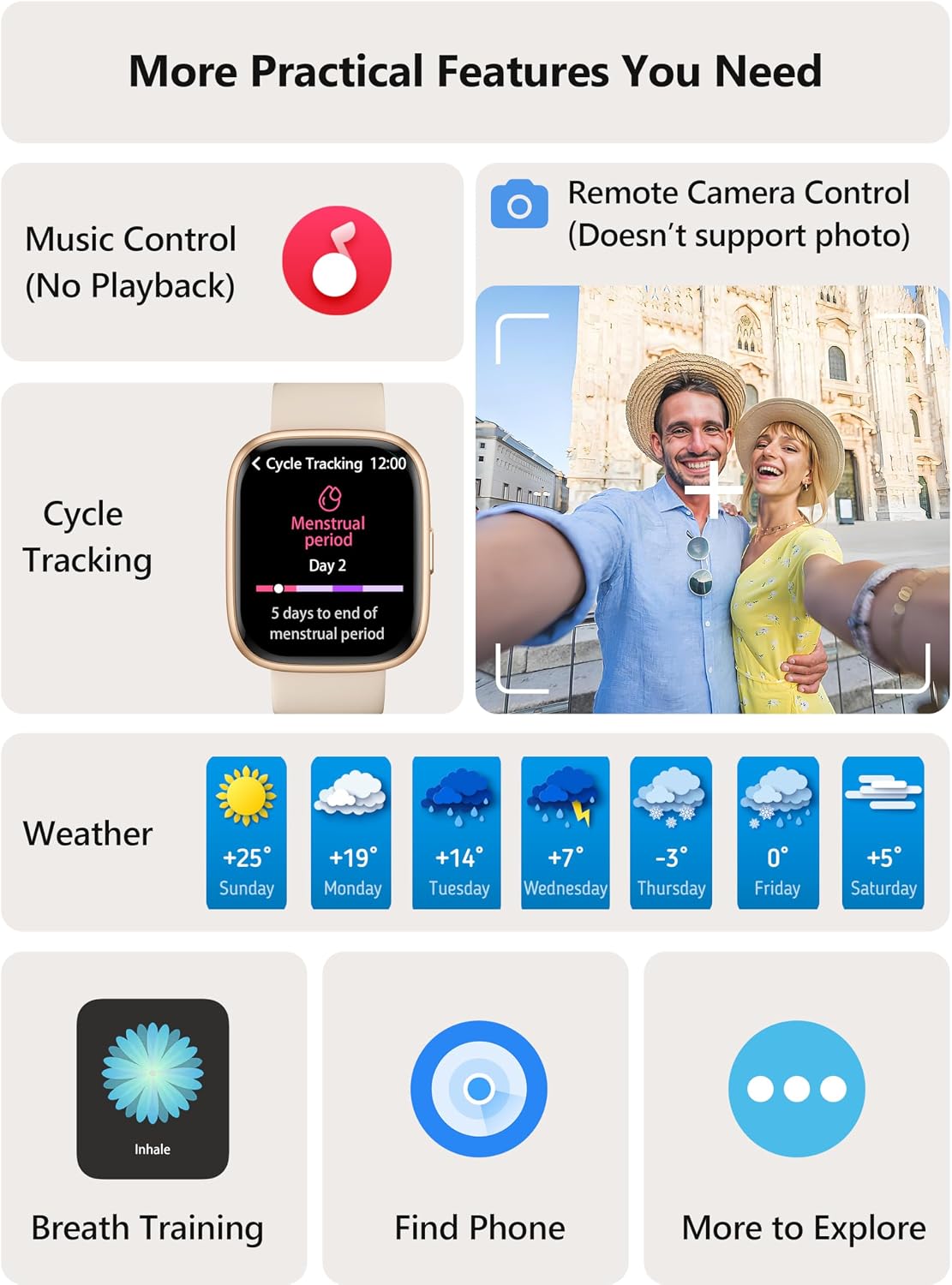 Thumbnail 4 de Smart Watch 44mm with Alexa, 1.83" display