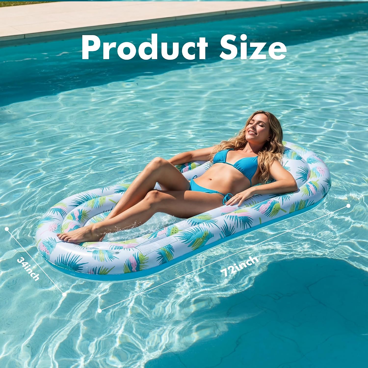 Detalle 2 de Stonful Pool Floats Lounger 3 Pack: Compact, Cooling Mesh Pool Hammock for Adults