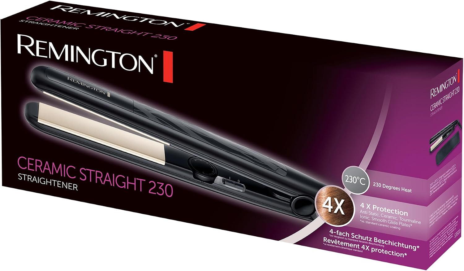 Thumbnail 4 de Remington S3500 Plancha de Pelo Cerámica y Turmalina 💁‍♀