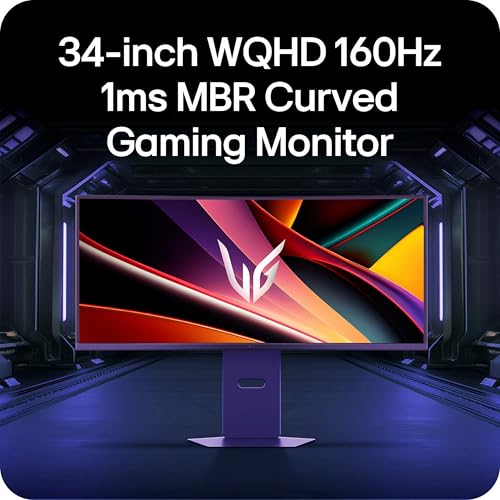 Detalle de LG UltraGear G6 34G60ZA-B: 34-inch Curved UWQHD Gaming Monitor