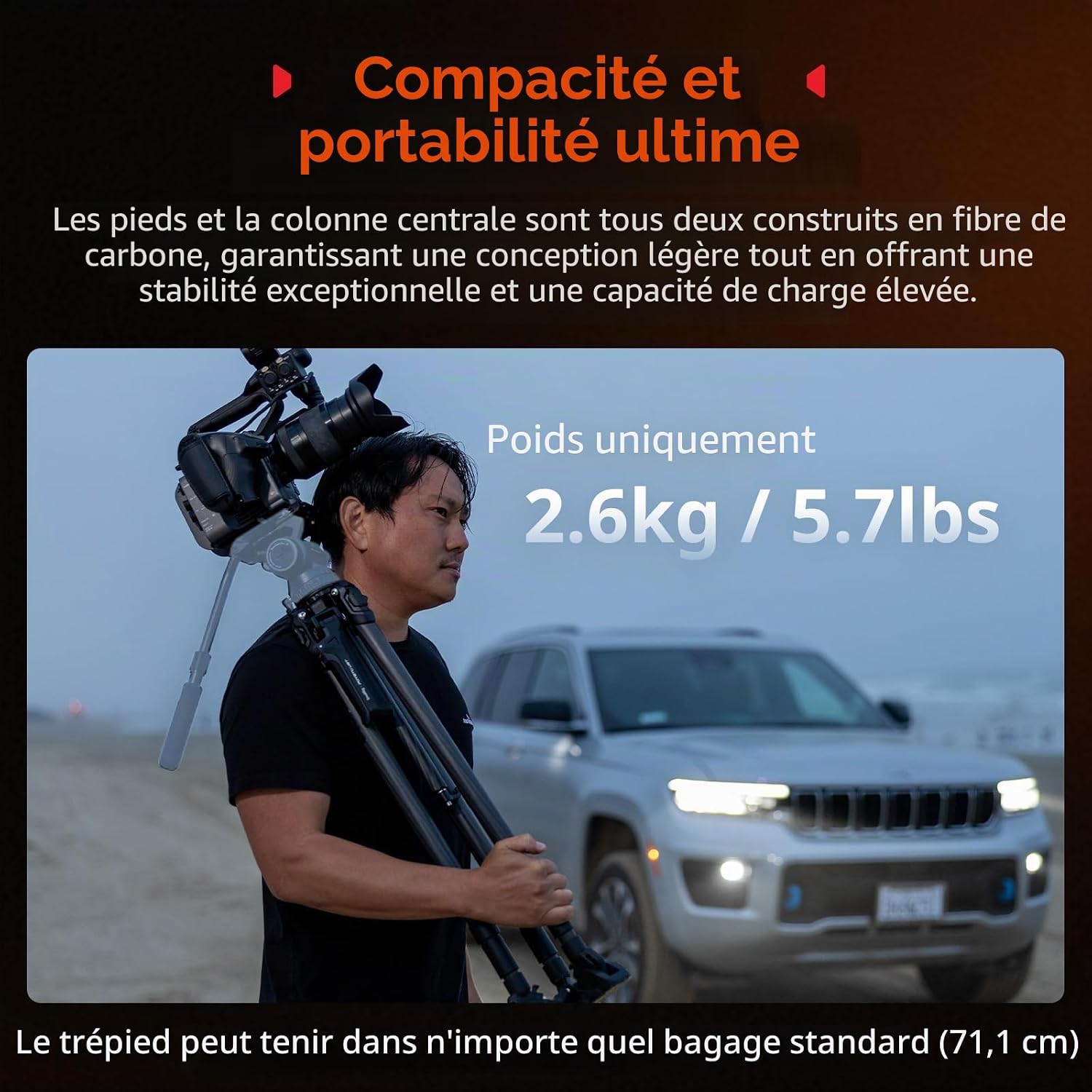 Thumbnail 5 de SMALLRIG Tribex Trépied 155 cm