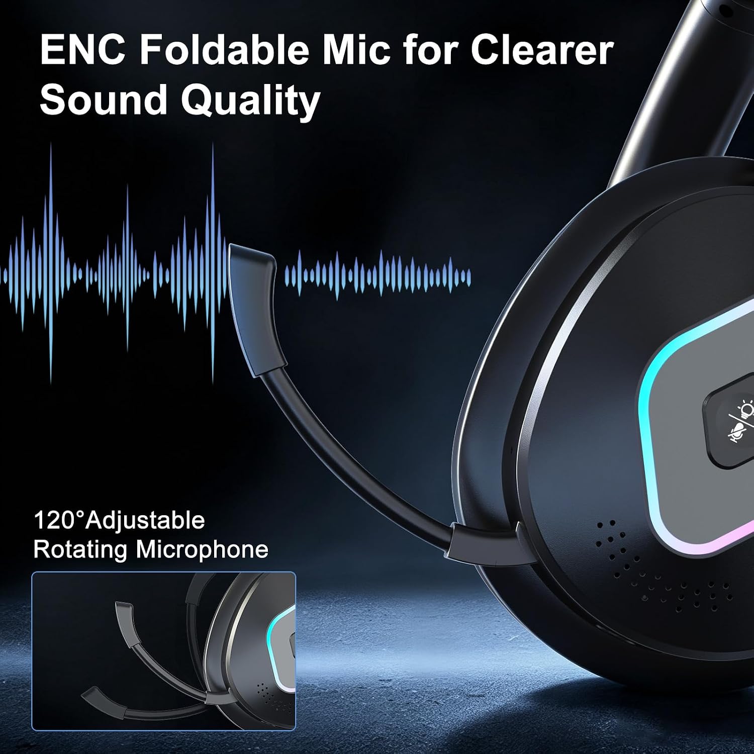 Thumbnail 2 de Earbay wireless gaming headset, Bluetooth 6.0