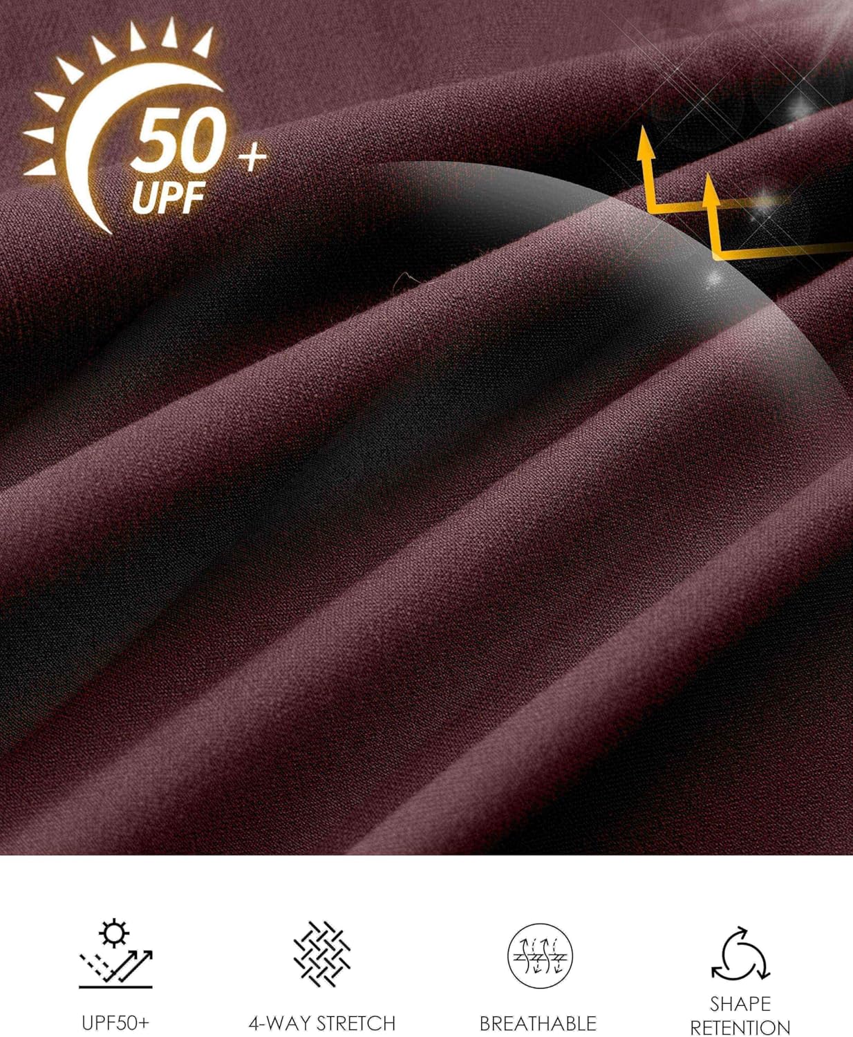 Thumbnail 5 de Pudolla Men’s Casual Shorts (7”/9”) – Stretch Golf & Work Shorts with 4 Pockets