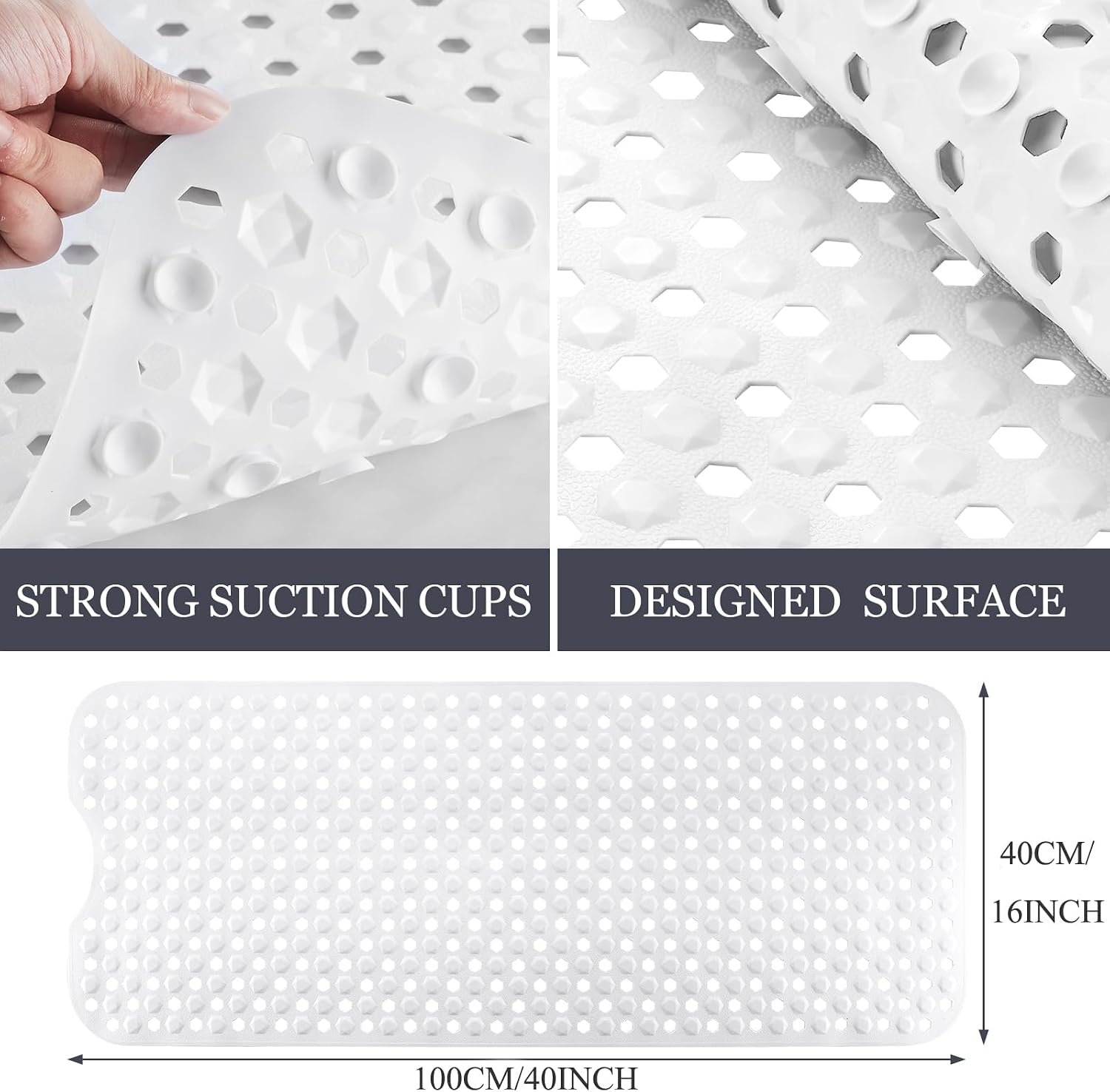 Thumbnail 3 de DOPROP 100x40cm non slip bathtub mat