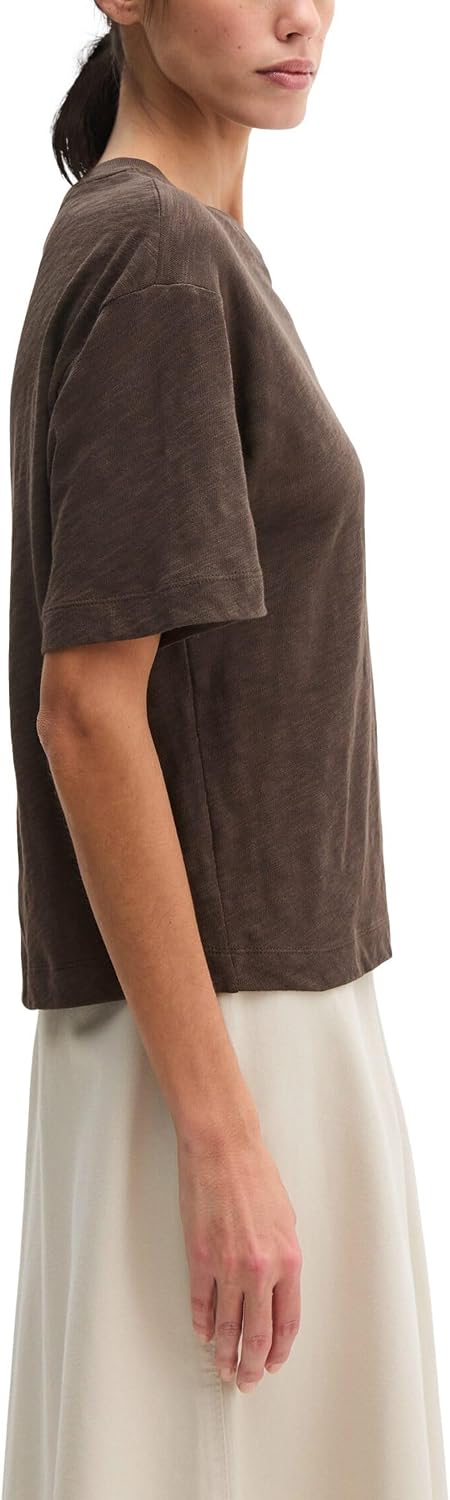 Detalle de Marc O'Polo T-Shirt Femme – Basique élégant et confortable pour la garde-robe féminine