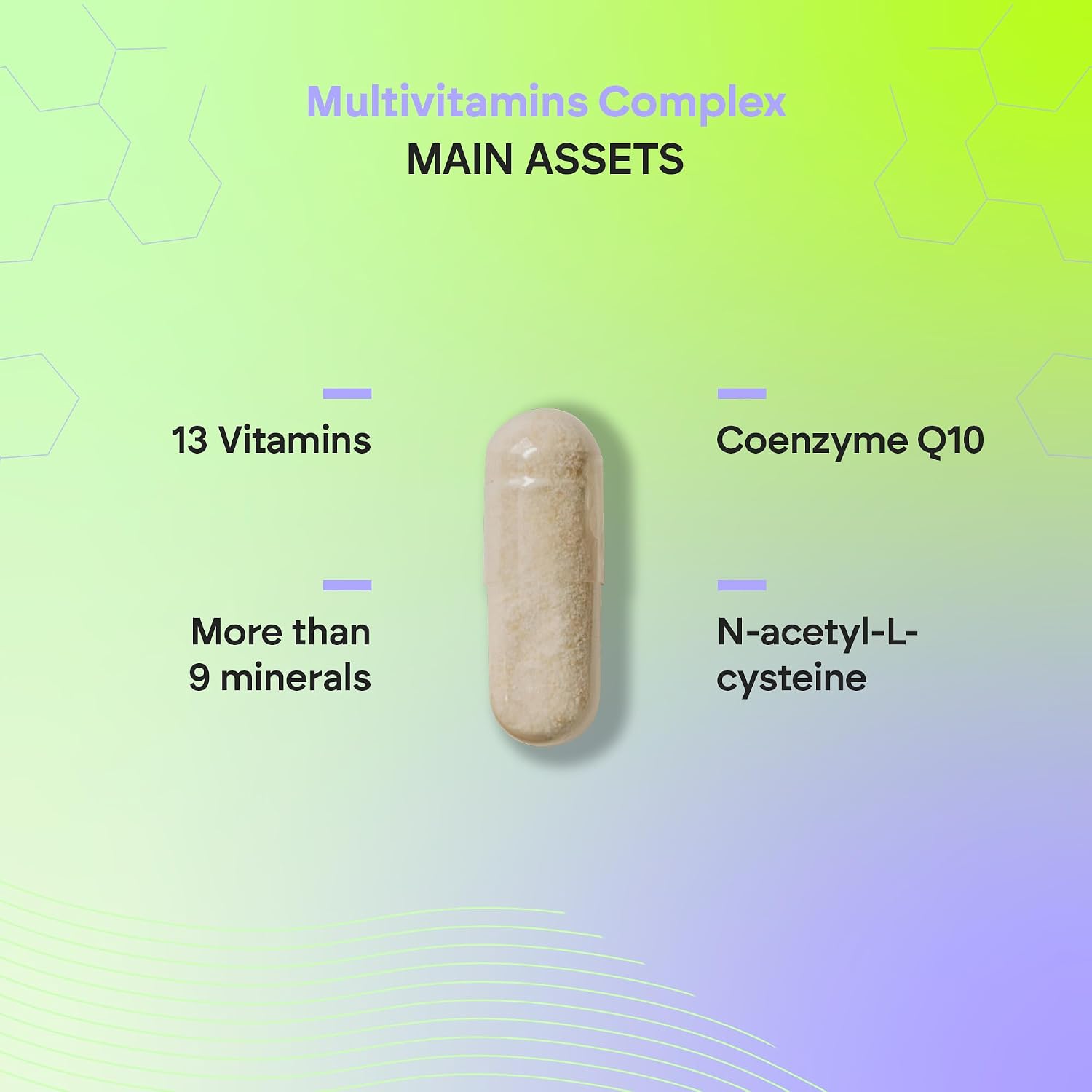 Detalle 2 de Nutralie Multivitamins and Minerals Complex, 60 Vegan Capsules with 29 Active Ingredients