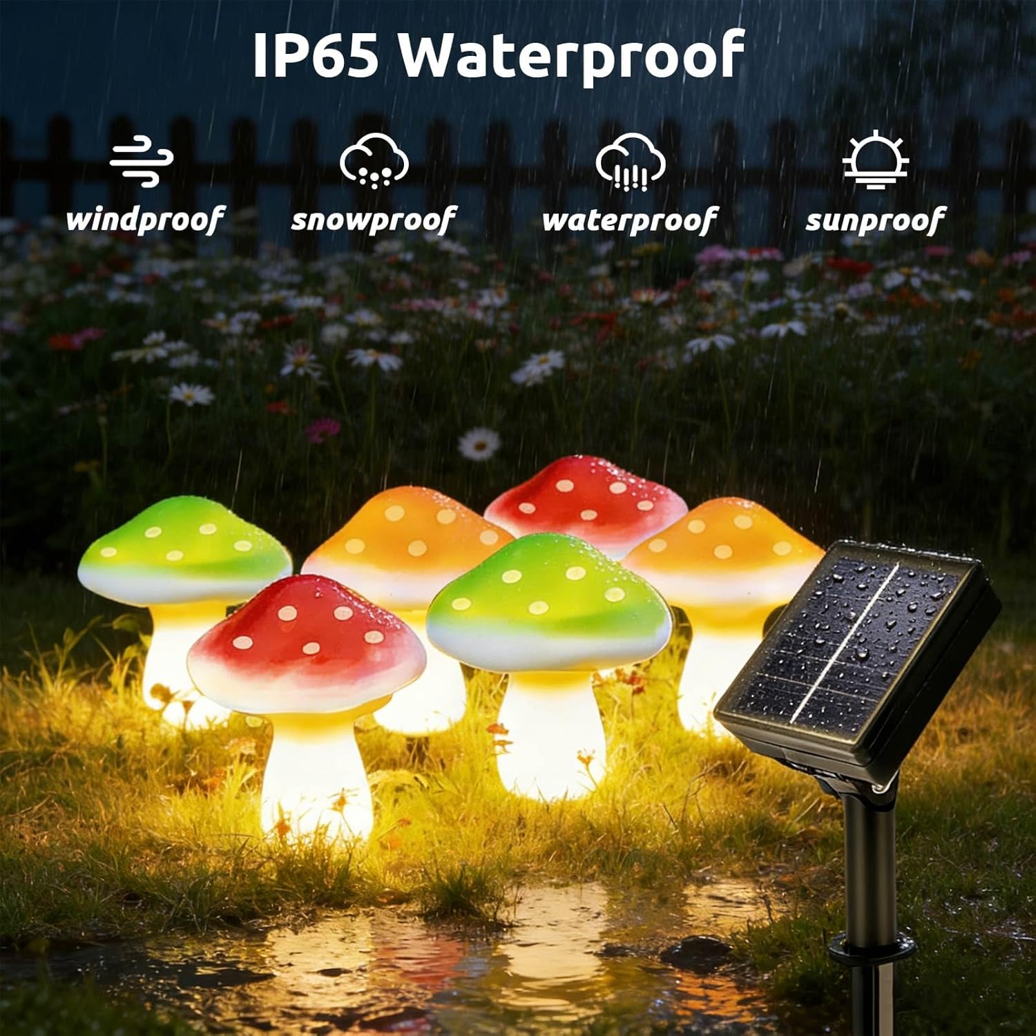 Thumbnail 5 de Joycome Solar Mushroom Lights