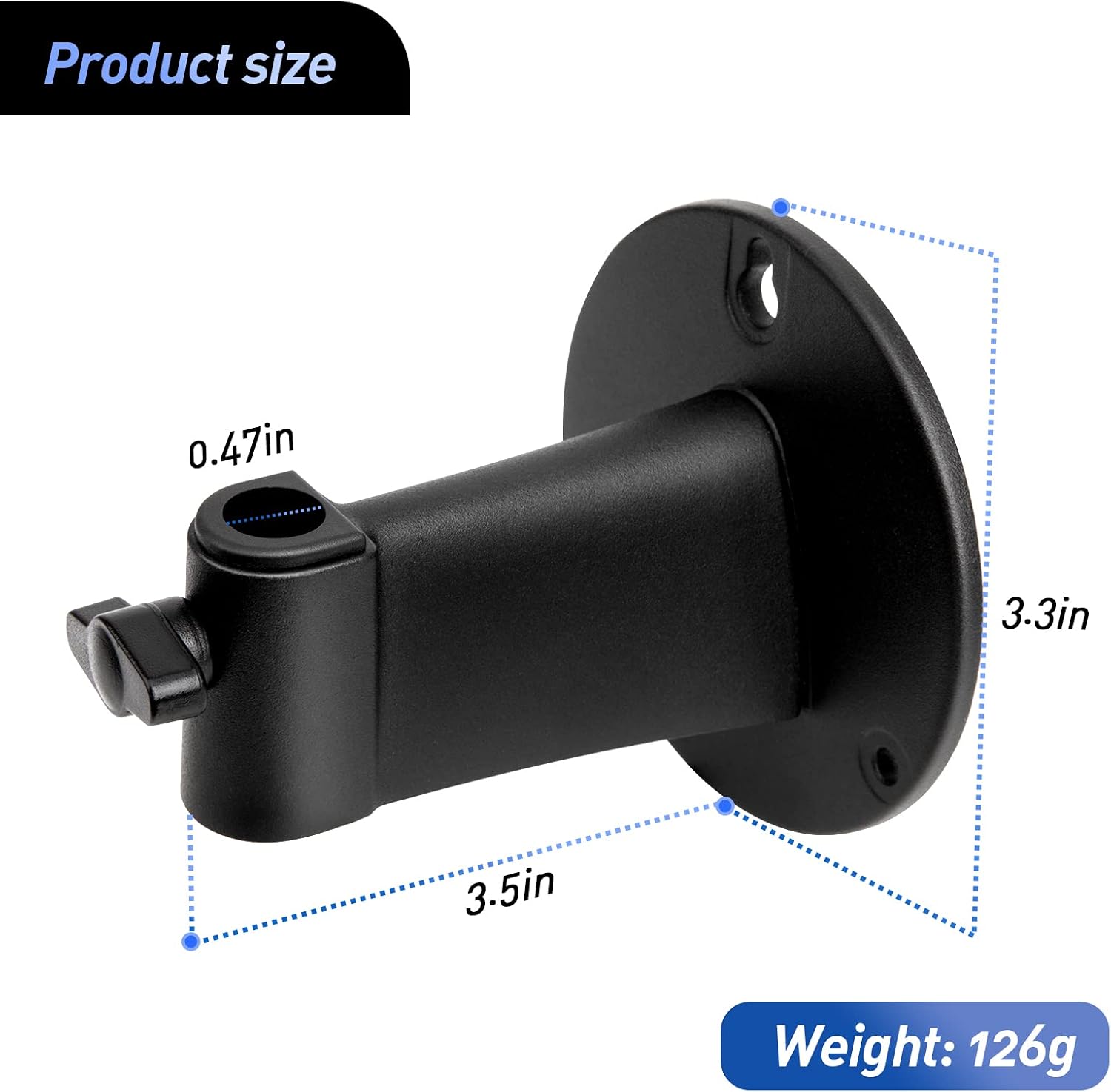 Thumbnail 2 de SUNMON Microphone Wall Mount, Metal