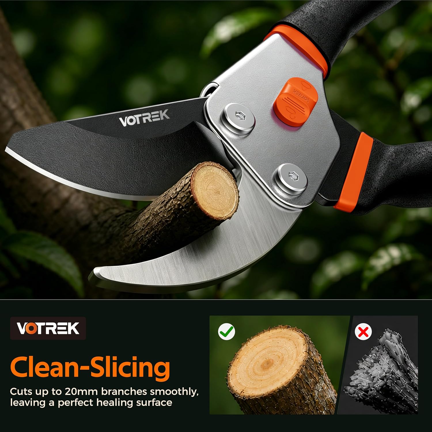 Detalle de VOTREK Pruning Shears 8.5-Inch