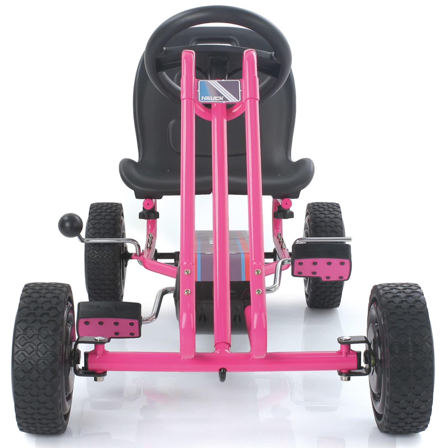 Thumbnail 2 de hauck Go-Kart Lightning für Kinder ab 4 Jahren bis 50 kg mit Handbremse, verstellbarem Sitz und Vor-/Rückwärtsgang (Pink)
