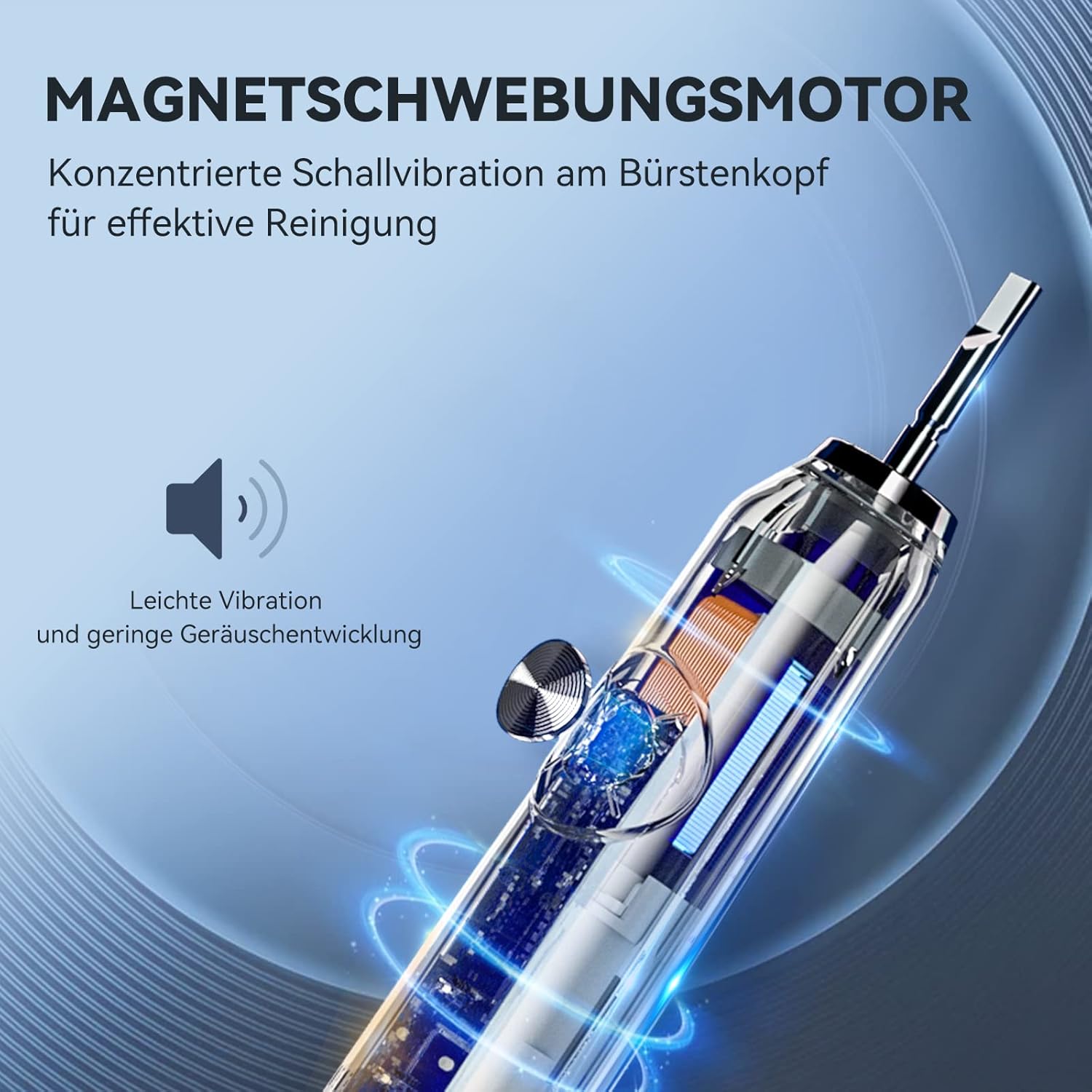 Thumbnail 2 de JTF Elektrische Zahnbürste – Schallzahnbürste mit 6 Bürstenköpfen, 5 Modi, IPX7, 60 Tage Ausdauer