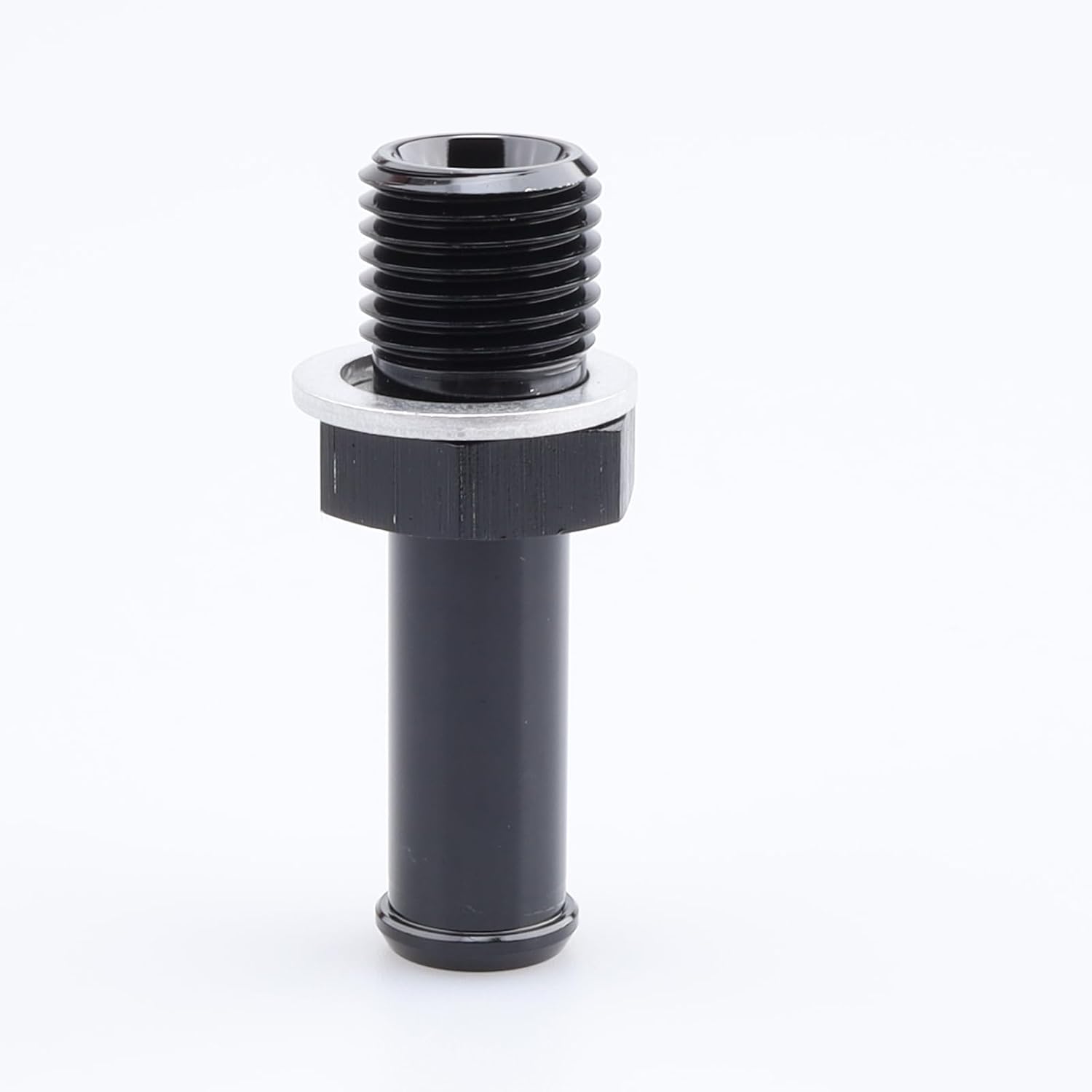 Detalle de AC PERFORMANCE M14 x 1.5 to 12mm Barb Fuel Line Fitting Adapter (Aluminium, Black)