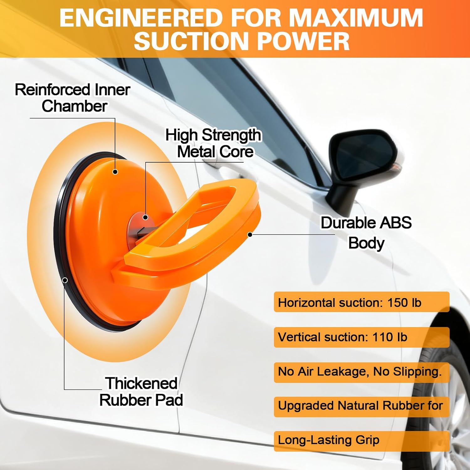 Thumbnail 1 de Car Dent Remover Tool 150 lbs suction