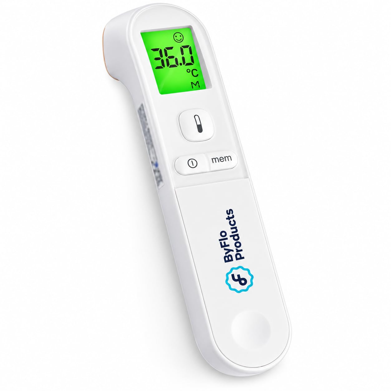 Detalle de ByFloProducts PG-IRT1602 Digital Forehead Thermometer, 1-Second Touchless