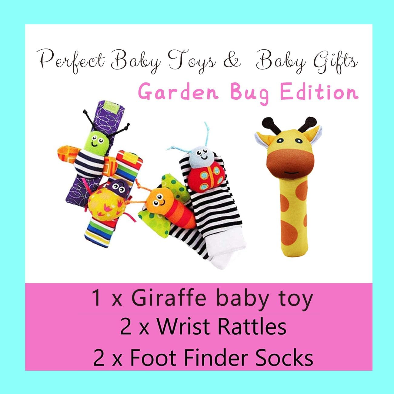 Thumbnail 5 de Foot Finders & Wrist Rattles Infant Socks 0-3 Months