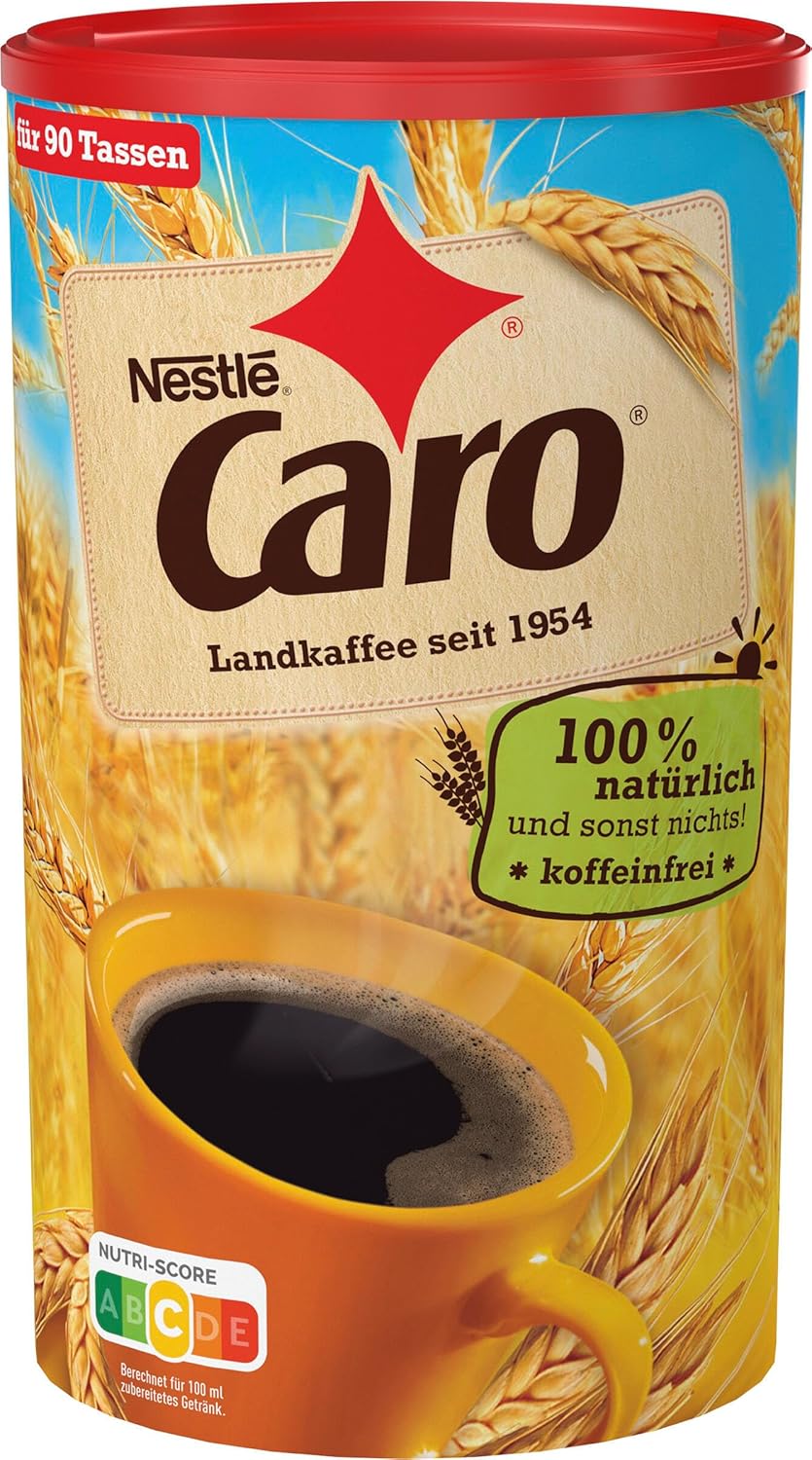 Detalle 2 de Nestlé CARO Landkaffee: koffeinfreier Getreide-Drink aus Gerste, Zichorie und Roggen
