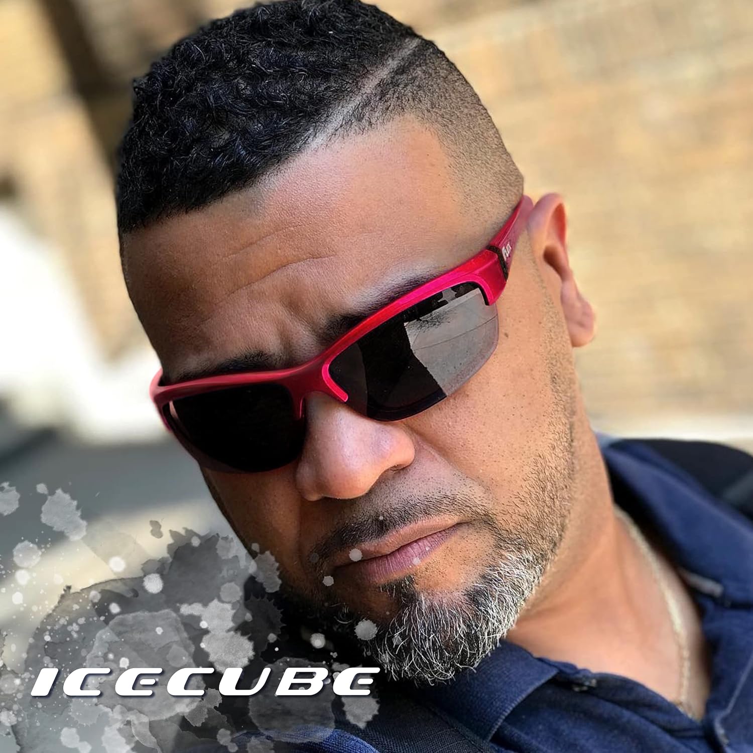 Detalle de ICECUBE AVENTO Sport-Sonnenbrille mit polarisierenden Gläsern und UV400-Schutz