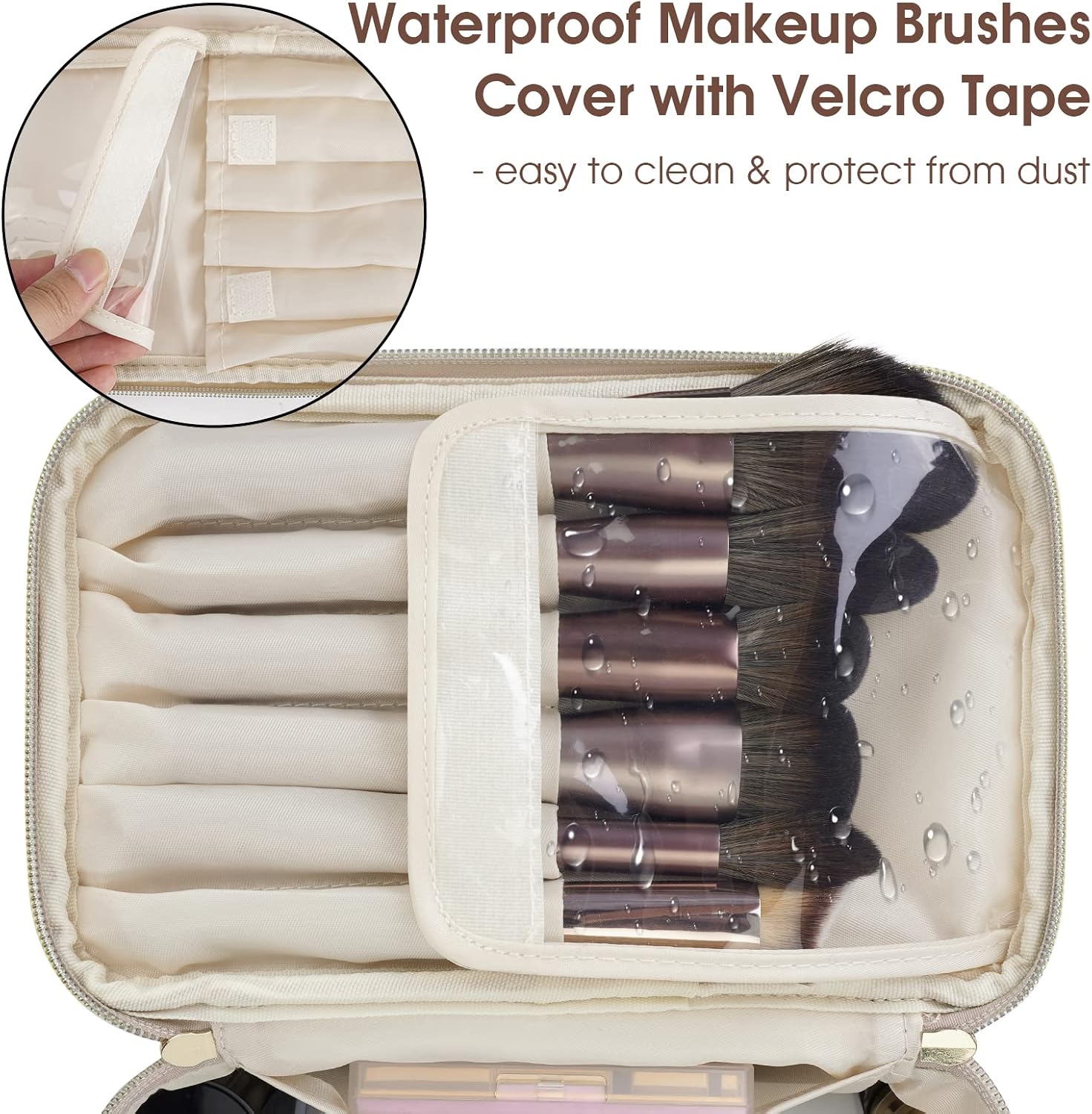 Thumbnail 1 de Wandering Nature Makeup Bag 9.4x5.5in