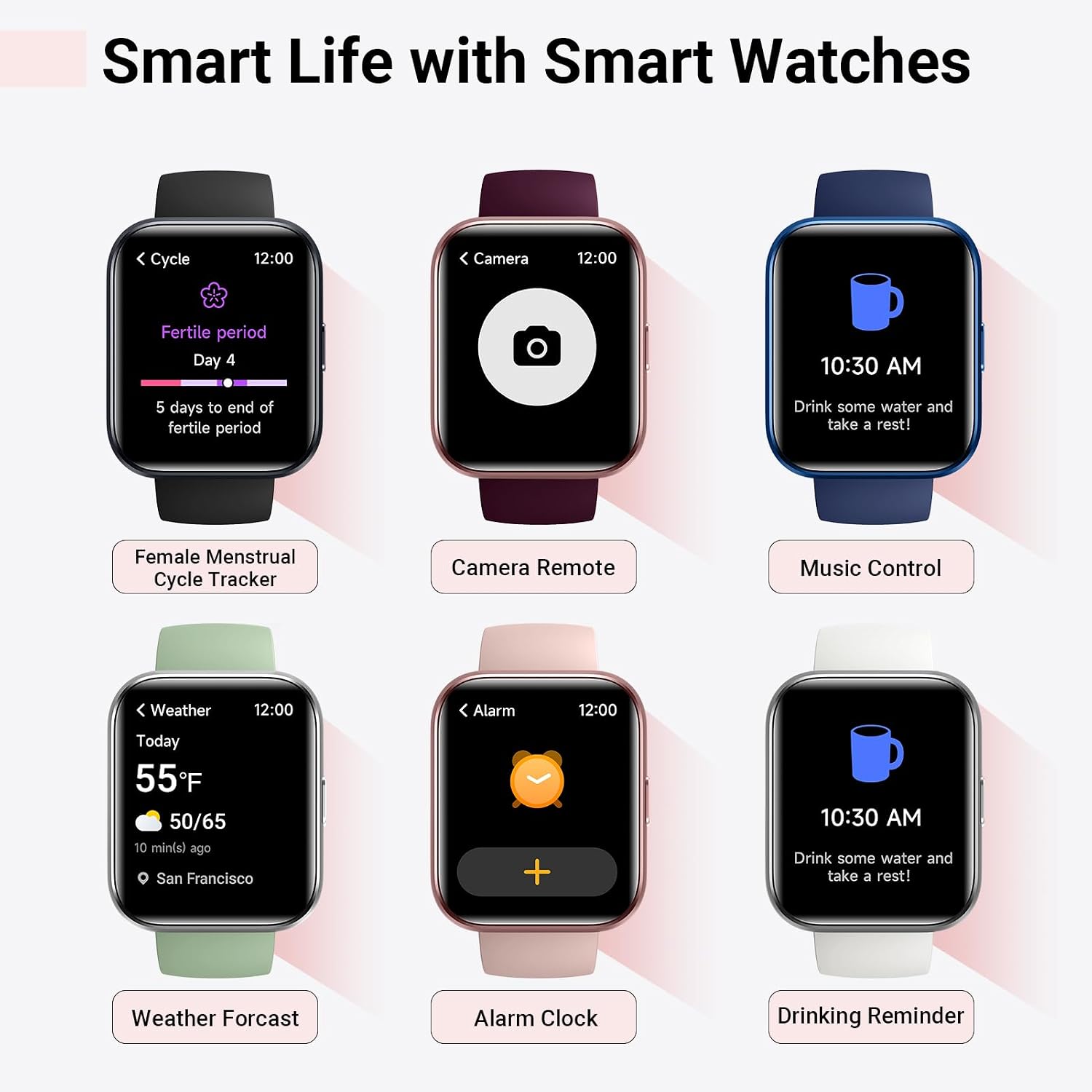 Thumbnail 5 de Quican Smart Watch: 1.85" HD Display, 120+ Sport Modes, Alexa & Bluetooth Calling