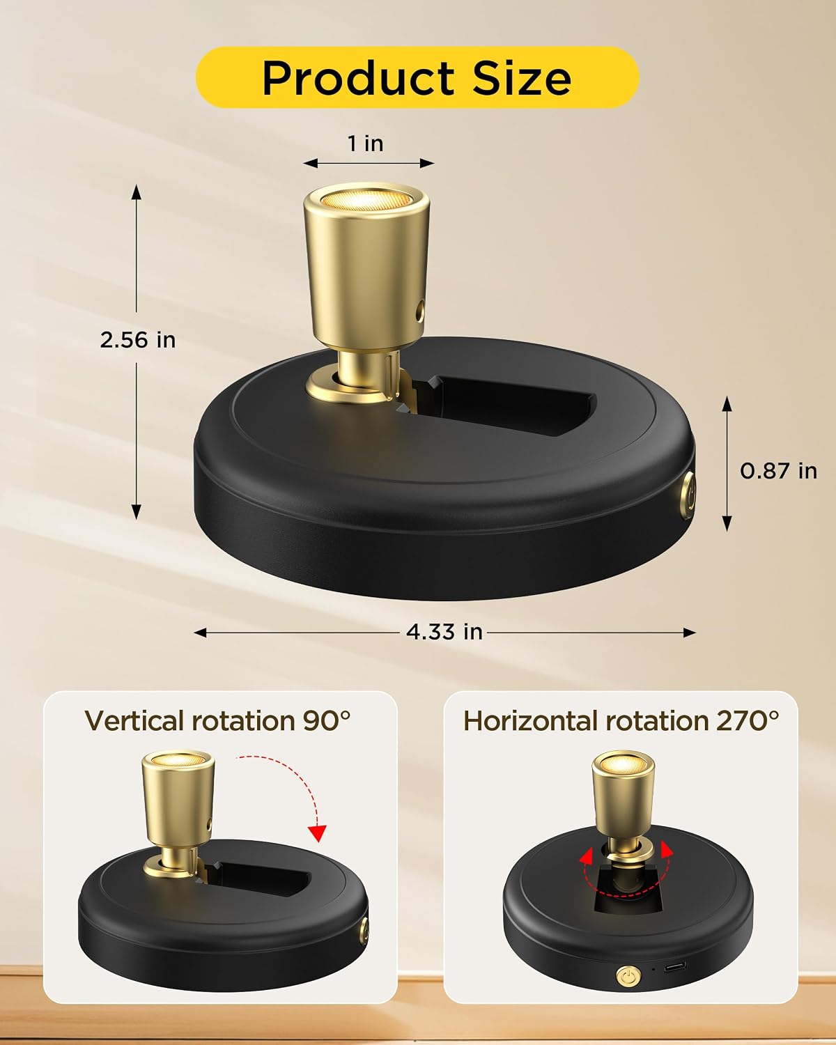 Detalle 2 de Ler0ktr Rechargeable LED Spotlight, 5500mAh