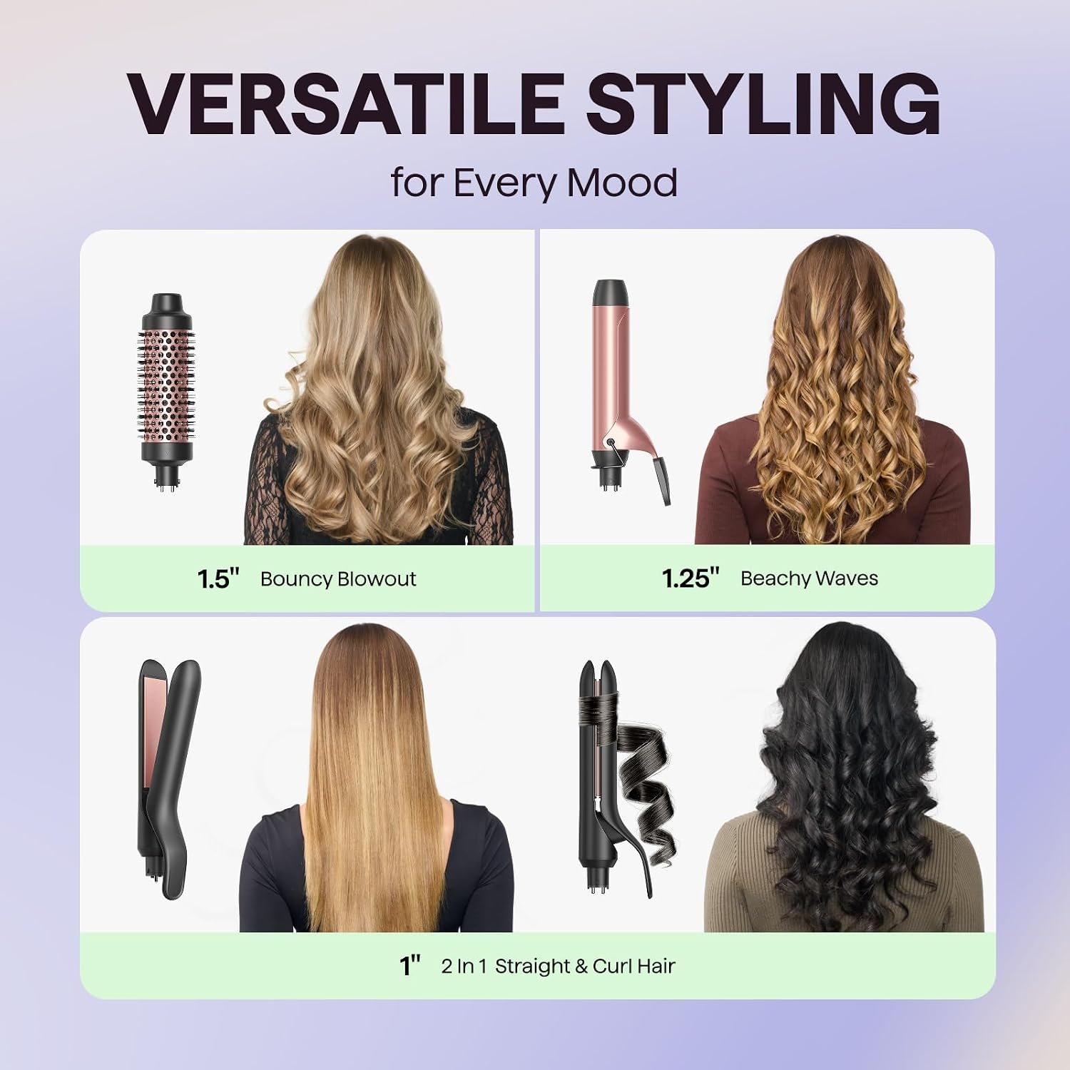 Detalle 2 de Wavytalk 3 in 1 Curling Wand Set 1.25"