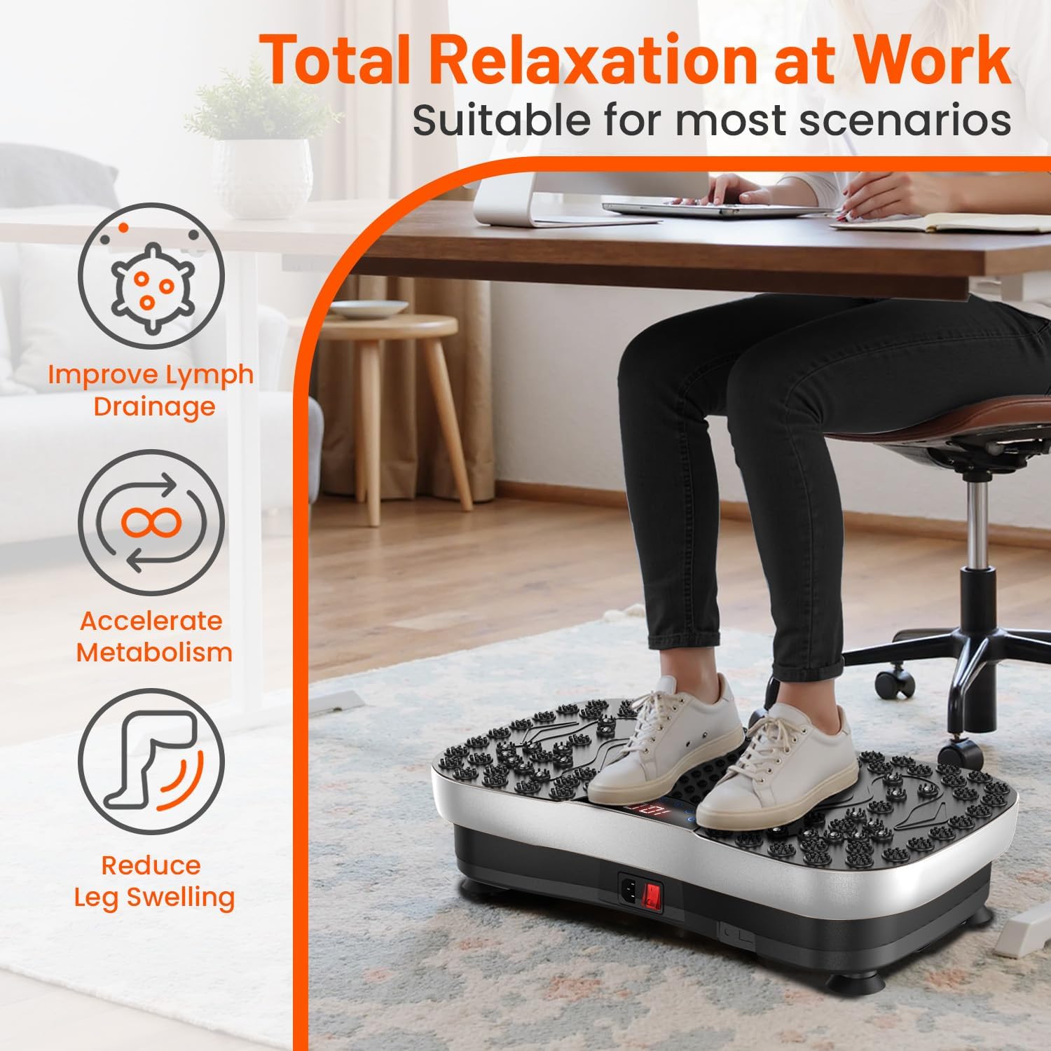 Thumbnail 5 de AXV Vibration Plate 120-Speed Workout Platform