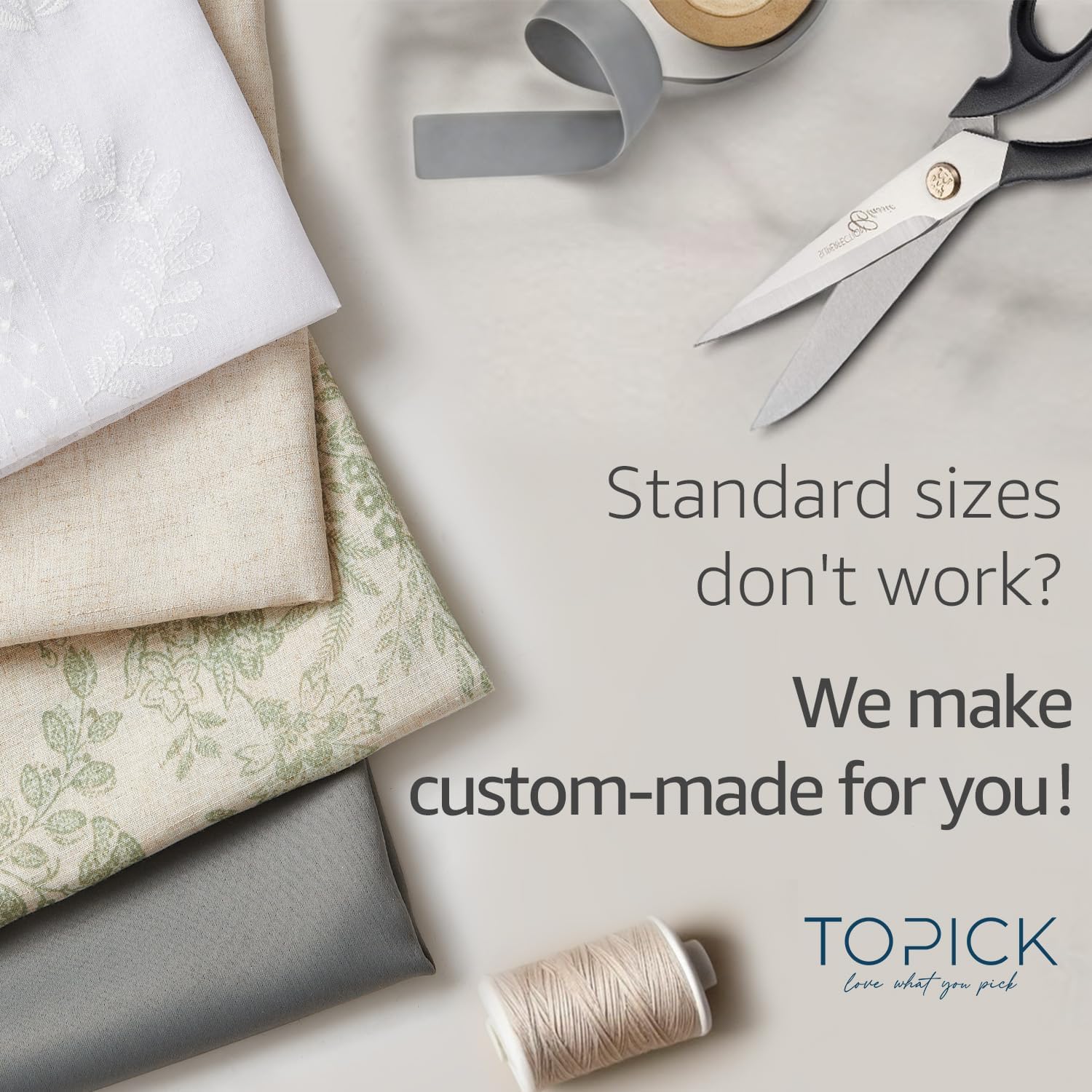 Detalle de TOPICK Blackout Curtains for Bedroom in Sage Green, 2 Panels (W 55" x L 69", Eyelet, Thermal, Room Darkening)