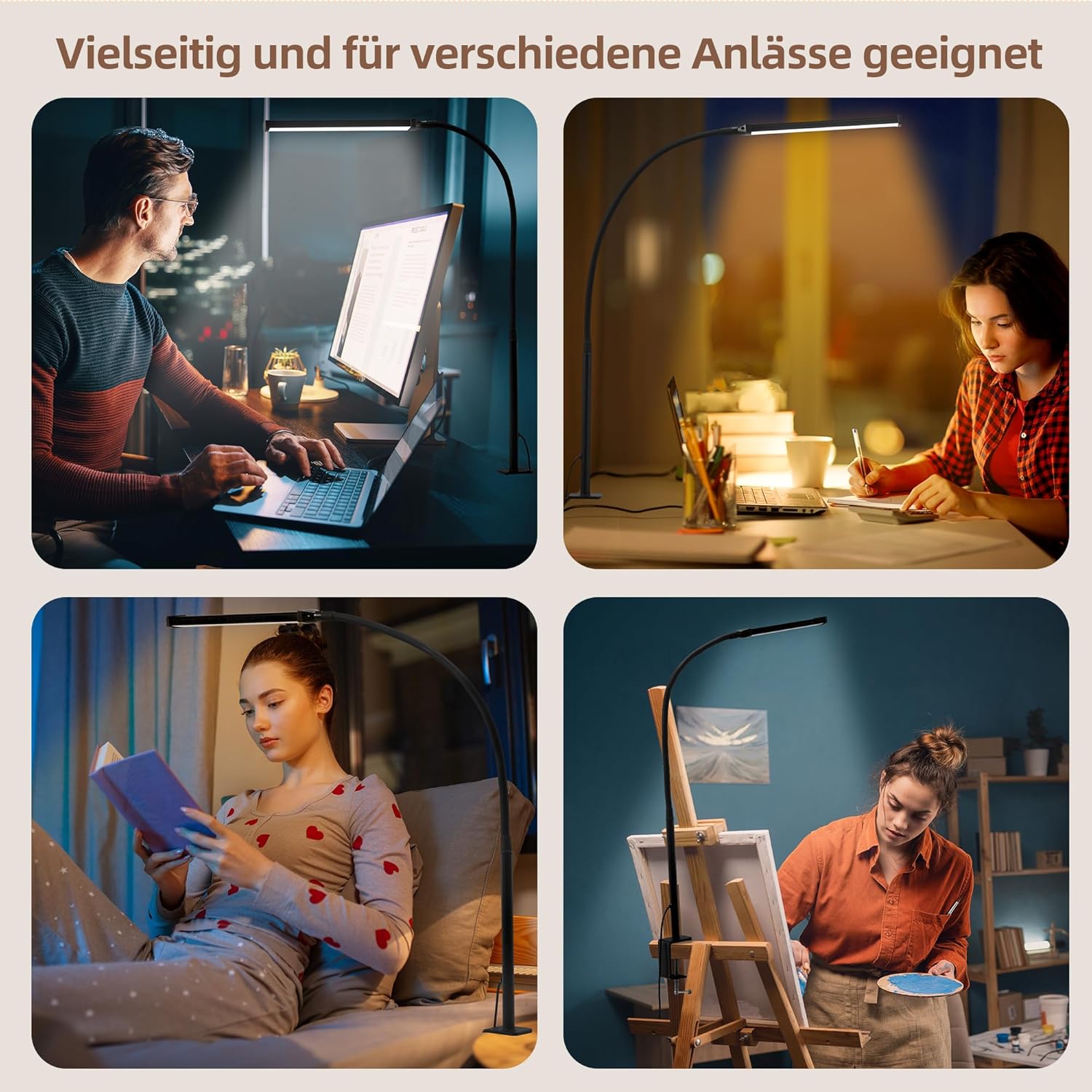 Thumbnail 5 de LIBORA Schreibtischlampe 3 Farben 💡