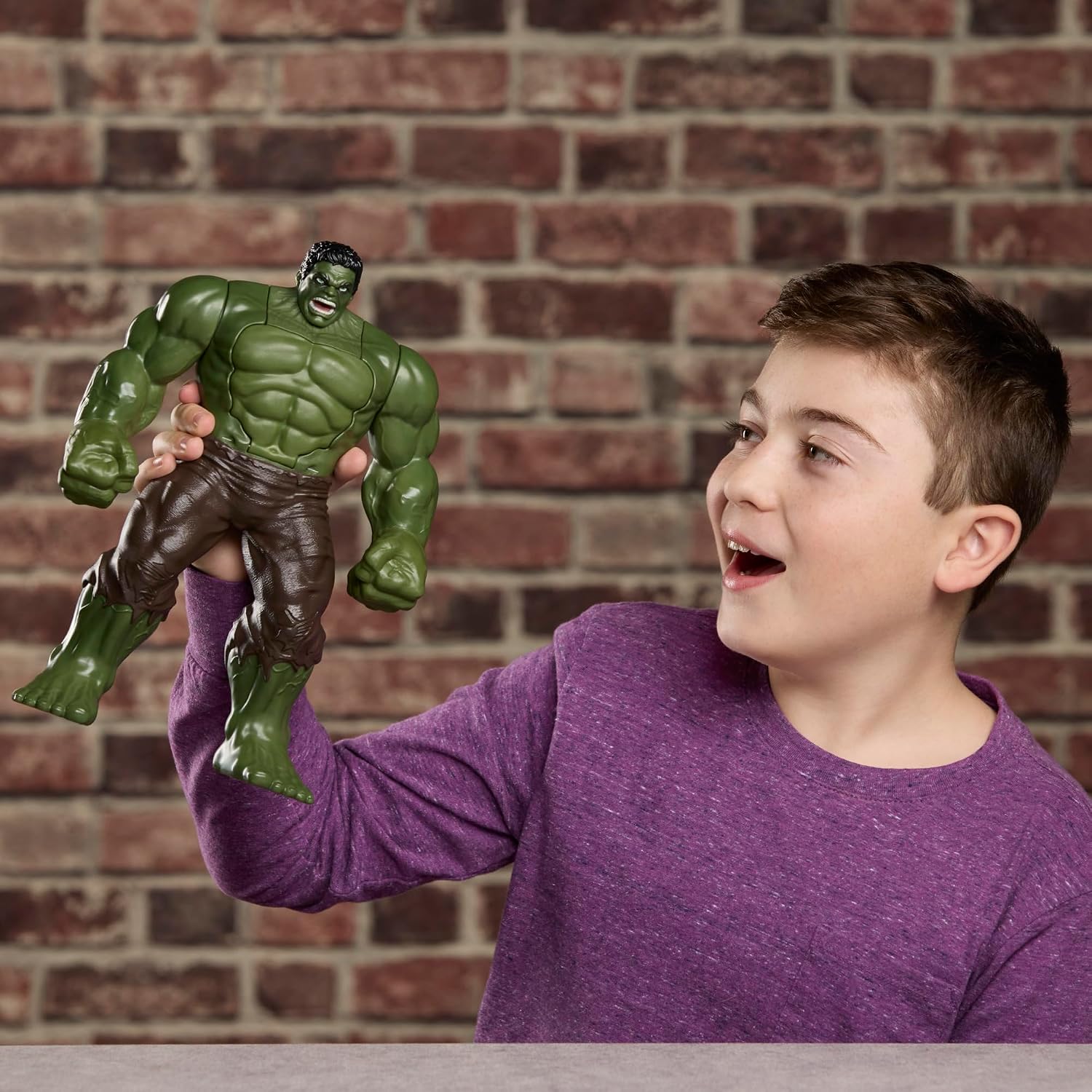 Thumbnail 6 de Marvel Schmetter-Action Hulk Savage Smash Action Figure, 29.9 cm, 2 Modes
