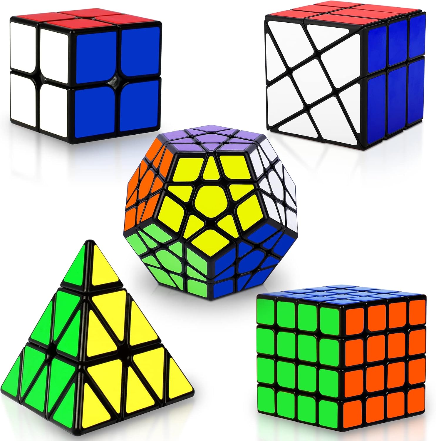 Detalle de Speed Cube Set 5-Pack puzzle cubes 🧩