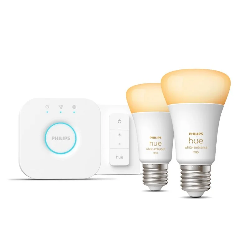 Detalle 2 de Philips Hue Kit 2 Bombillas Inteligentes E27
