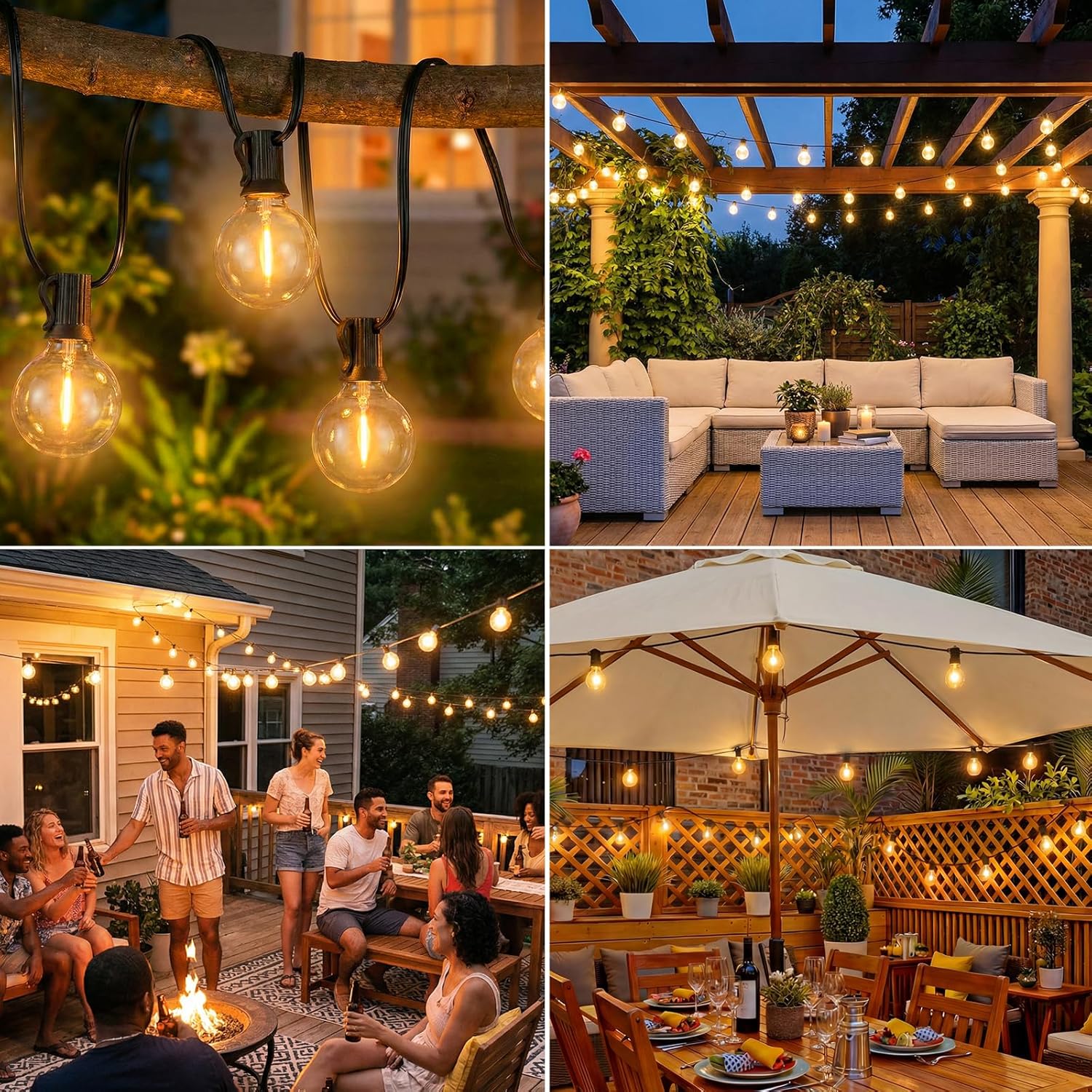 Thumbnail 5 de Litogo Solar Festoon Lights 30Ft