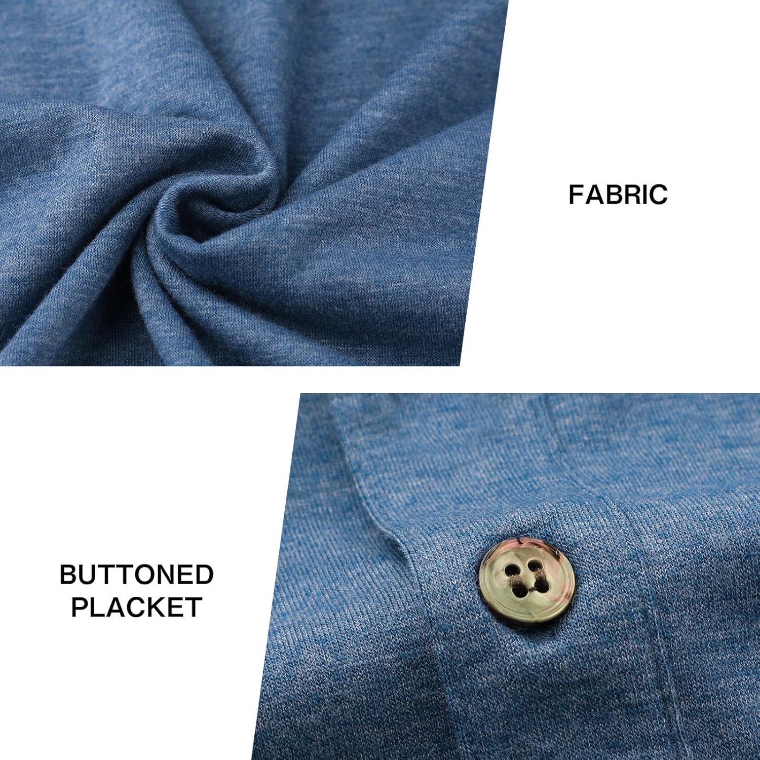 Thumbnail 5 de Comilaka Poloshirt Herren Kurzarm – Kontrast-Design, atmungsaktiv und bequem für Büro & Freizeit