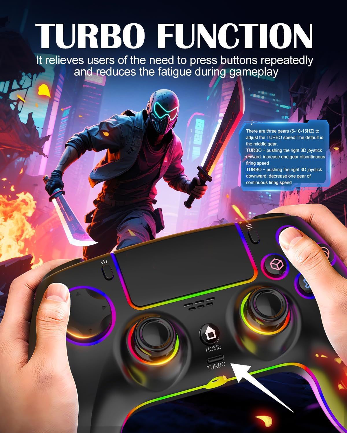 Thumbnail 2 de MYSTILUCK Manette sans fil 1500mAh