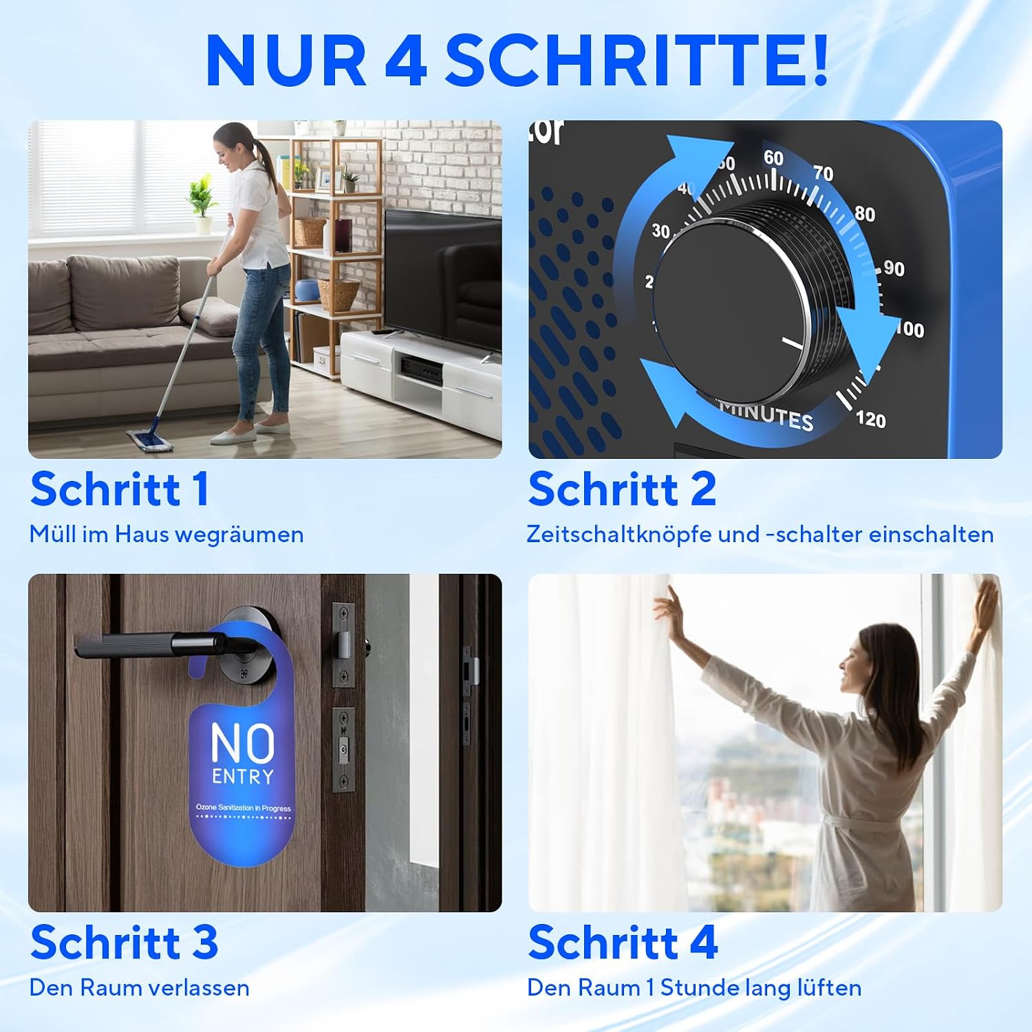 Detalle de Ozongenerator 65.000 mg/h – Industrieller Ozonisator für Räume bis 300 m²