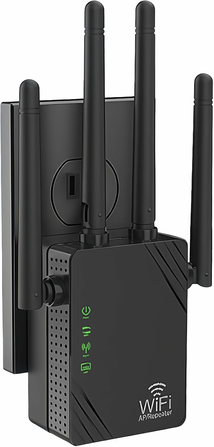 AILKIN WiFi répéteur 1200 Mbps, 4 antennes