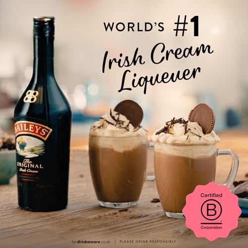 Detalle de Baileys Original Irish Cream 700 ml: licor de crema de whisky irlandesa certificado B Corp