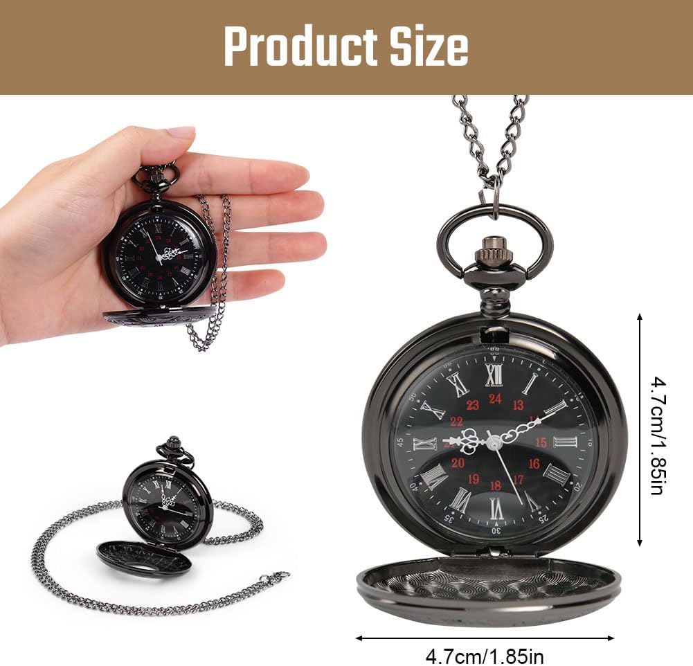 Detalle de OFFCUP Orologio da Tasca Numeri Romani 4 cm