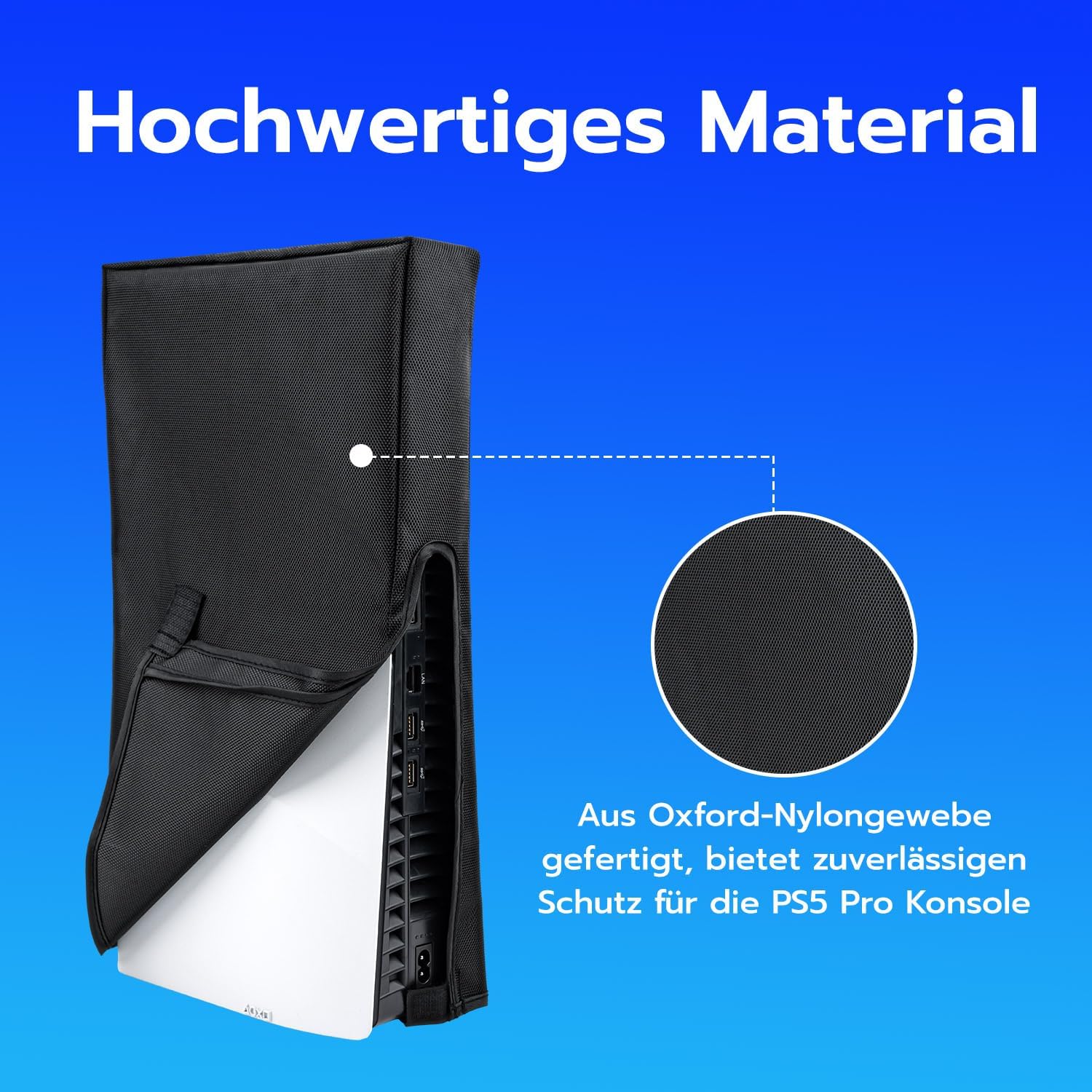 Thumbnail 3 de Tolesum Schutzhülle für PS5 Pro – Staubschutz Dust Cover (schwarz, nicht für PS5/PS5 Slim)