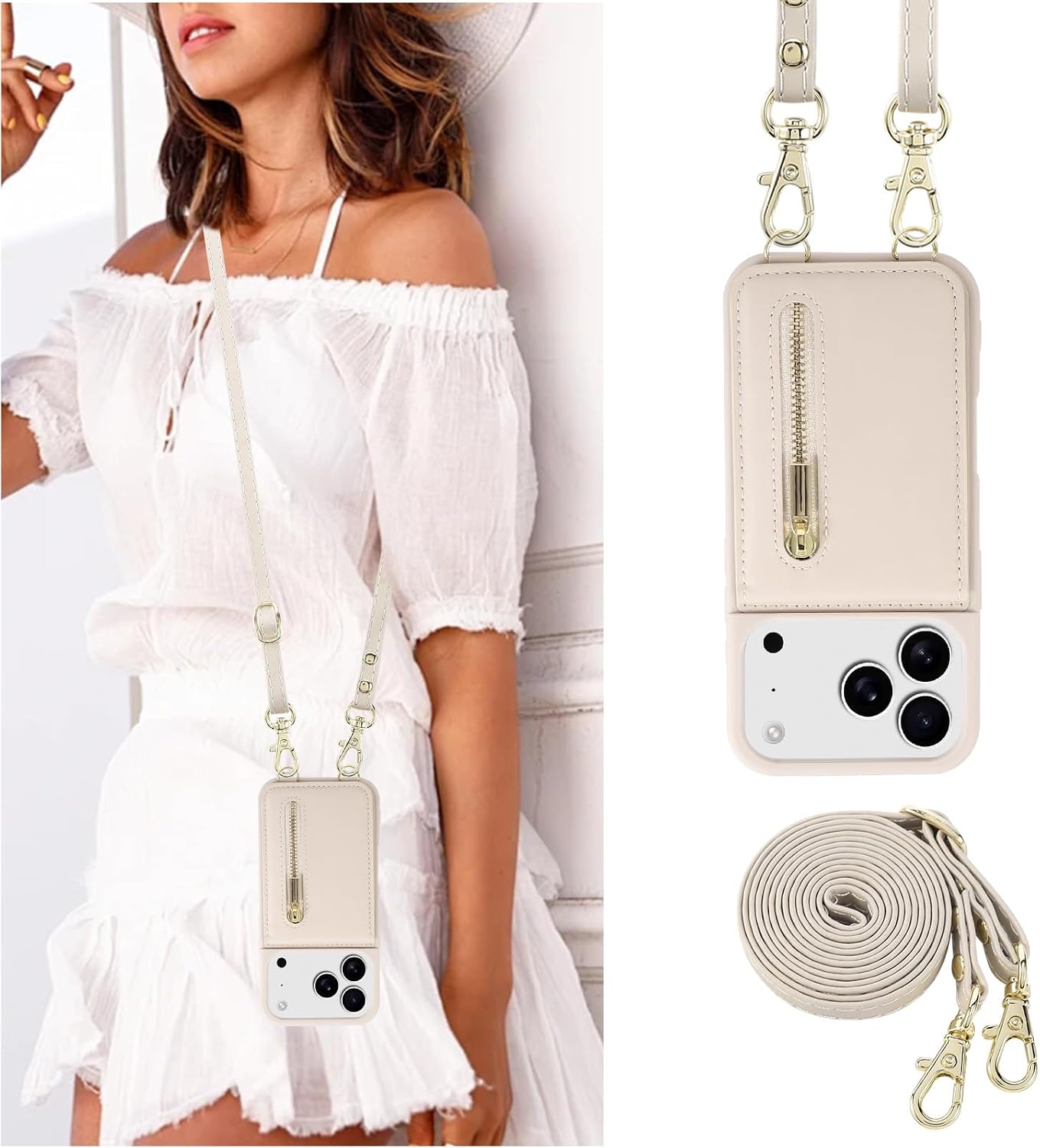 Detalle 1 de Jcxtrombulous iPhone 17 Pro Max crossbody case