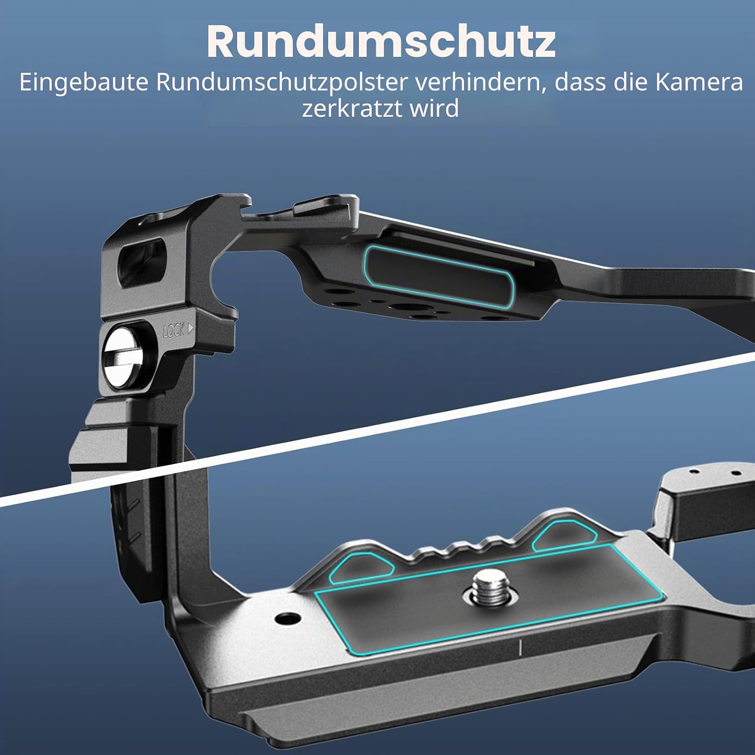 Thumbnail 5 de SmallRig HawkLock 3667C Schnellwechsel-Vollkäfig für Sony Alpha 7R V / A7 IV / A7S III / A1 / A7R IV / A7 V